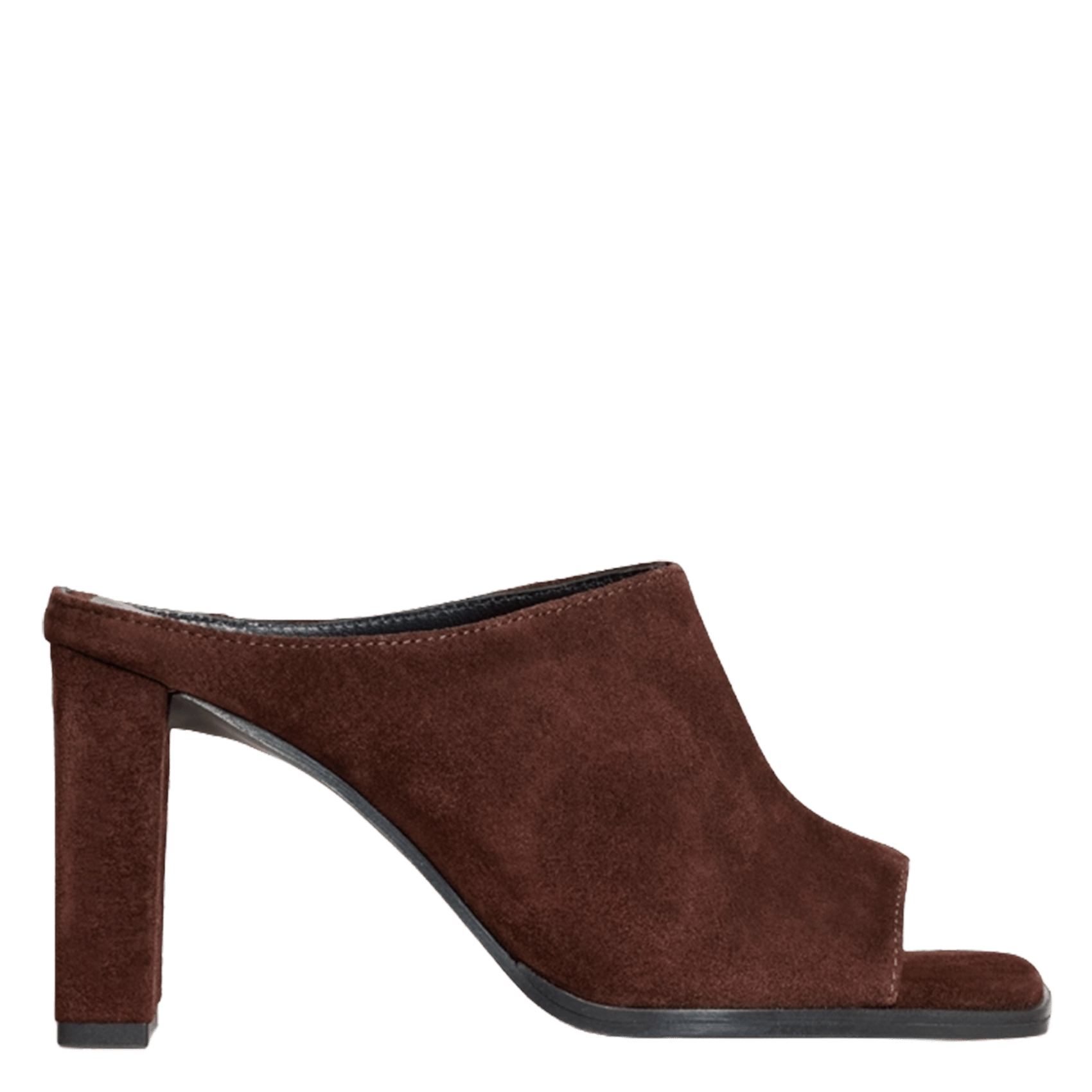 Mules hautes en cuir blair JONAK Marron