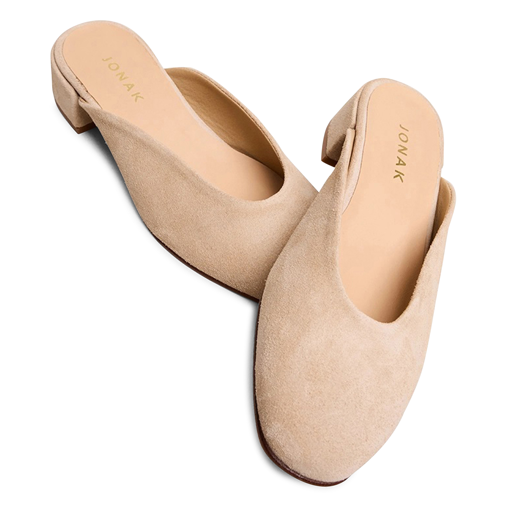 Mules en cuir nine JONAK Beige
