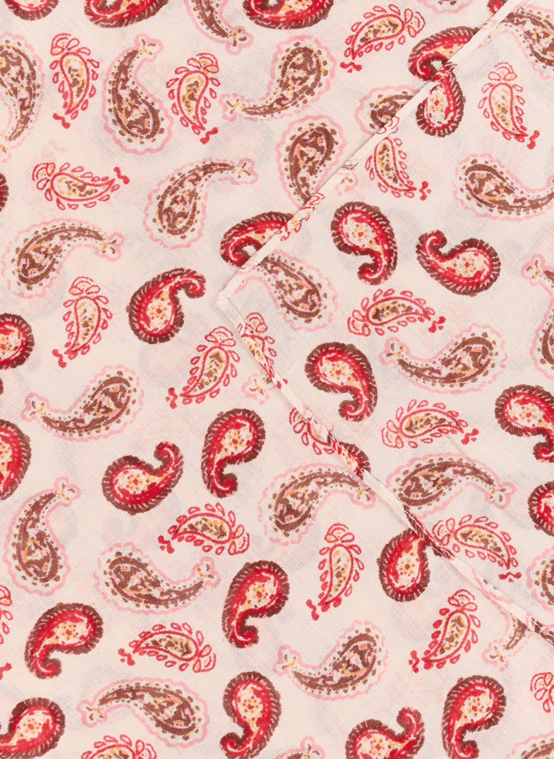 Etole voile imprimée cachemire AU PRINTEMPS PARIS Rouge