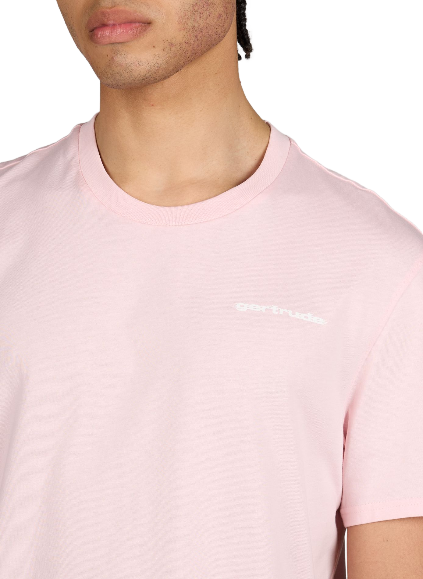Straight logo t-shirt GERTRUDE ET GASTON Pink