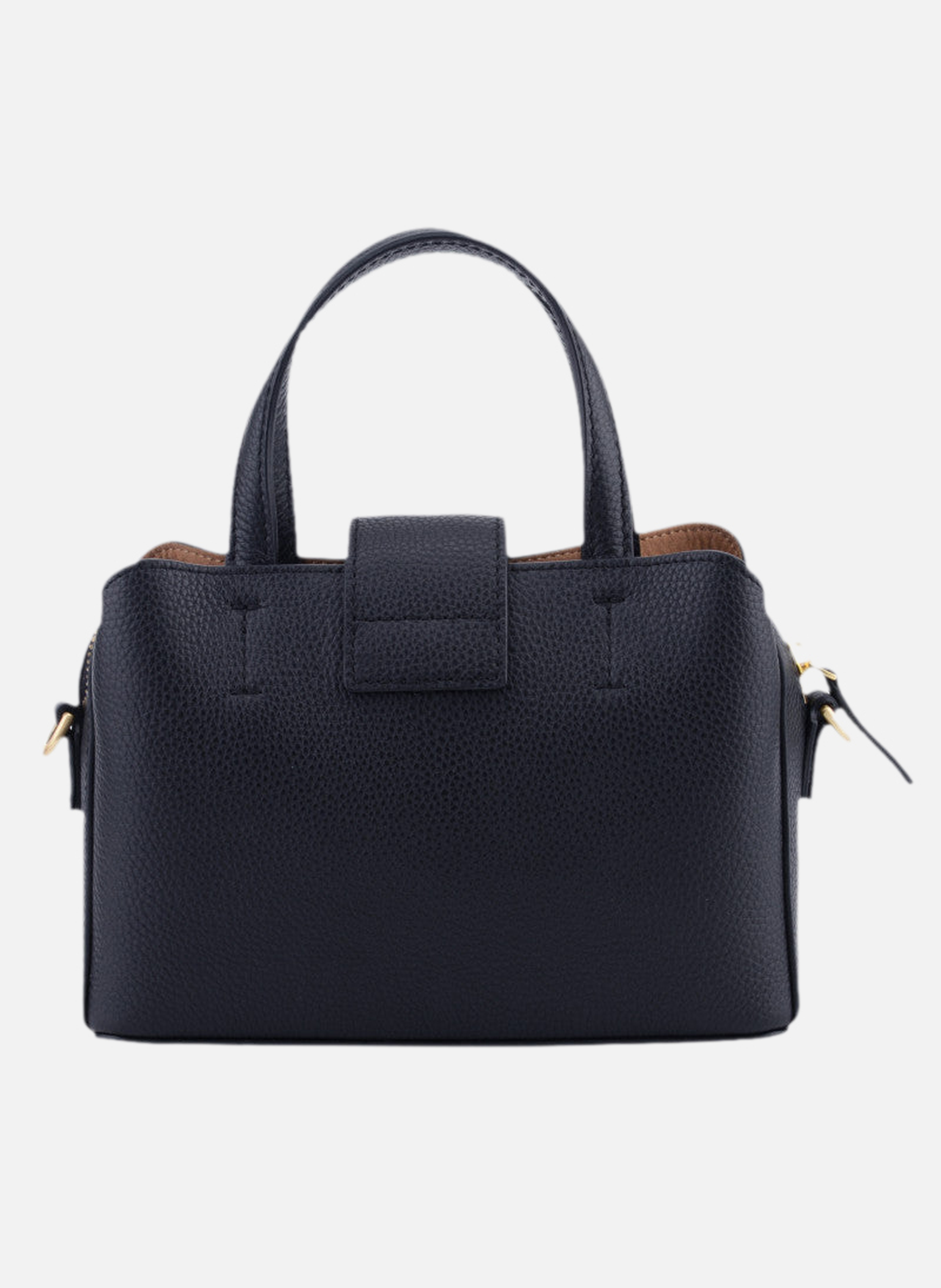 Cavalcade | sac porté épaule mm en cuir de vachette | Bleu POURCHET Femme