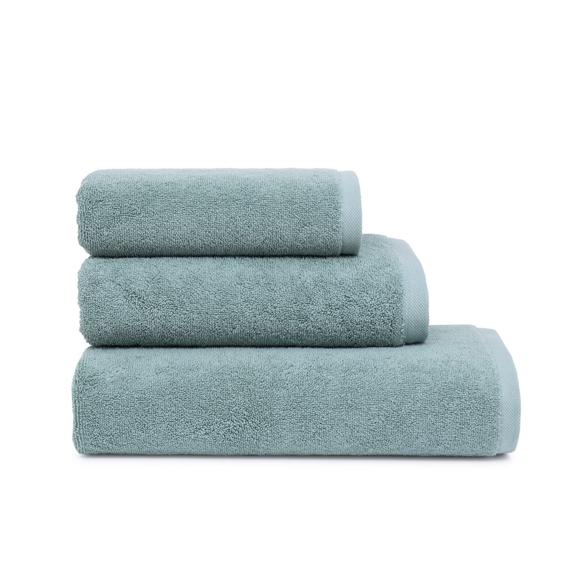 Serviette de toilette  en coton, ma douce DESFORGES Vert