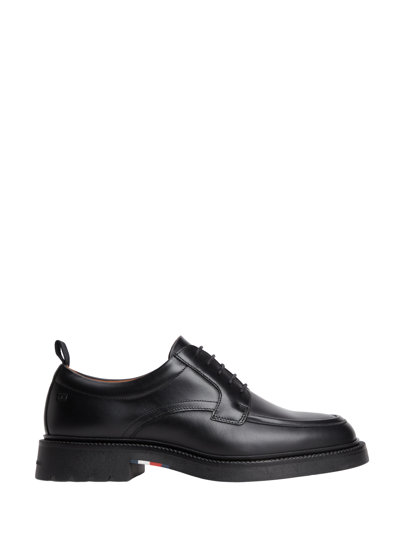 Rindsleder Derbys TOMMY HILFIGER Schwarz