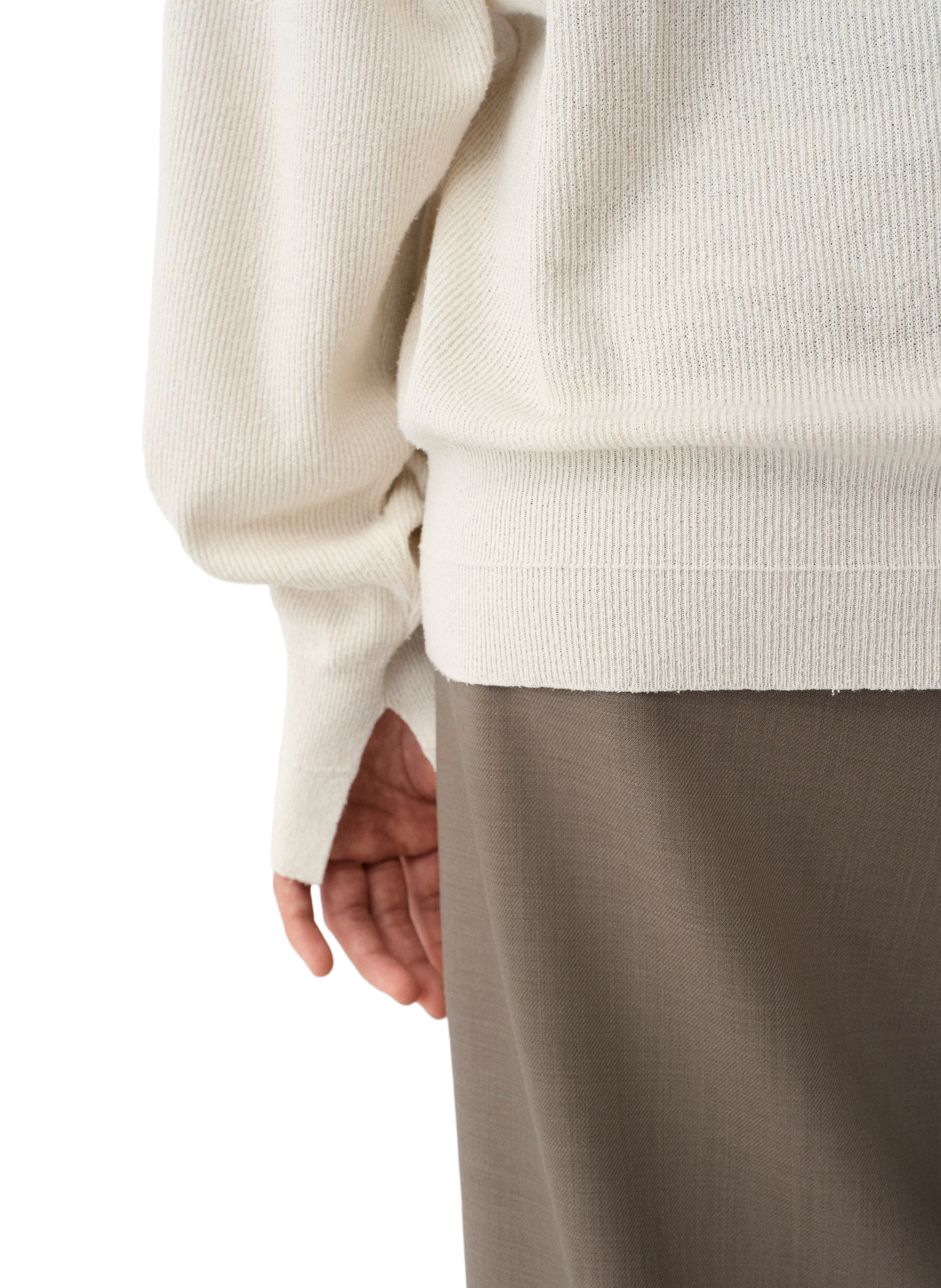 Fluid silk polo CALVIN KLEIN COLLECTION White