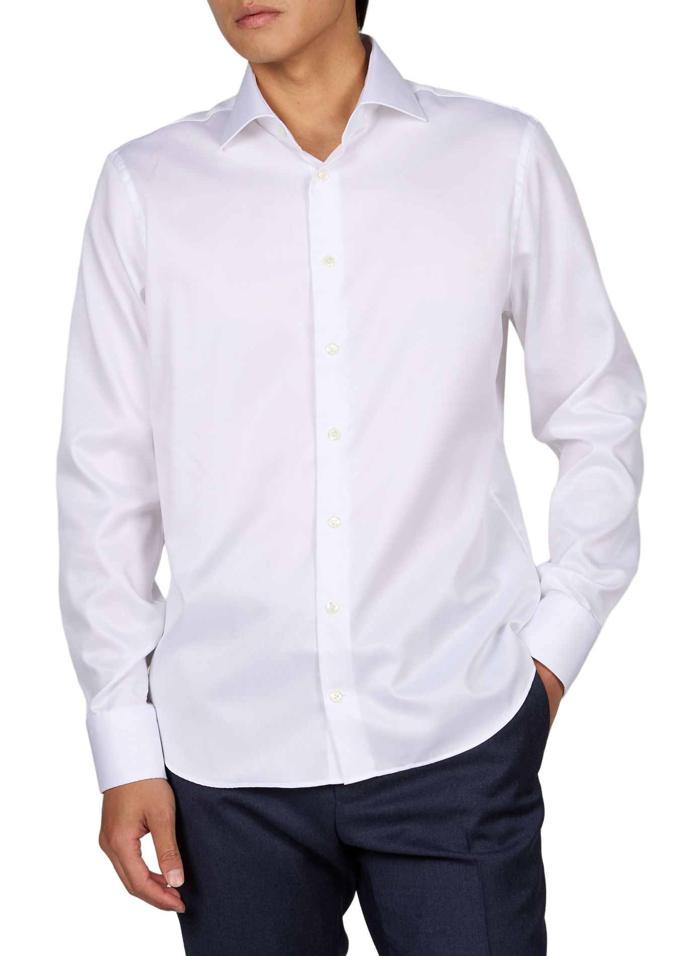 Fitted cotton Shirt VAN LAACK White