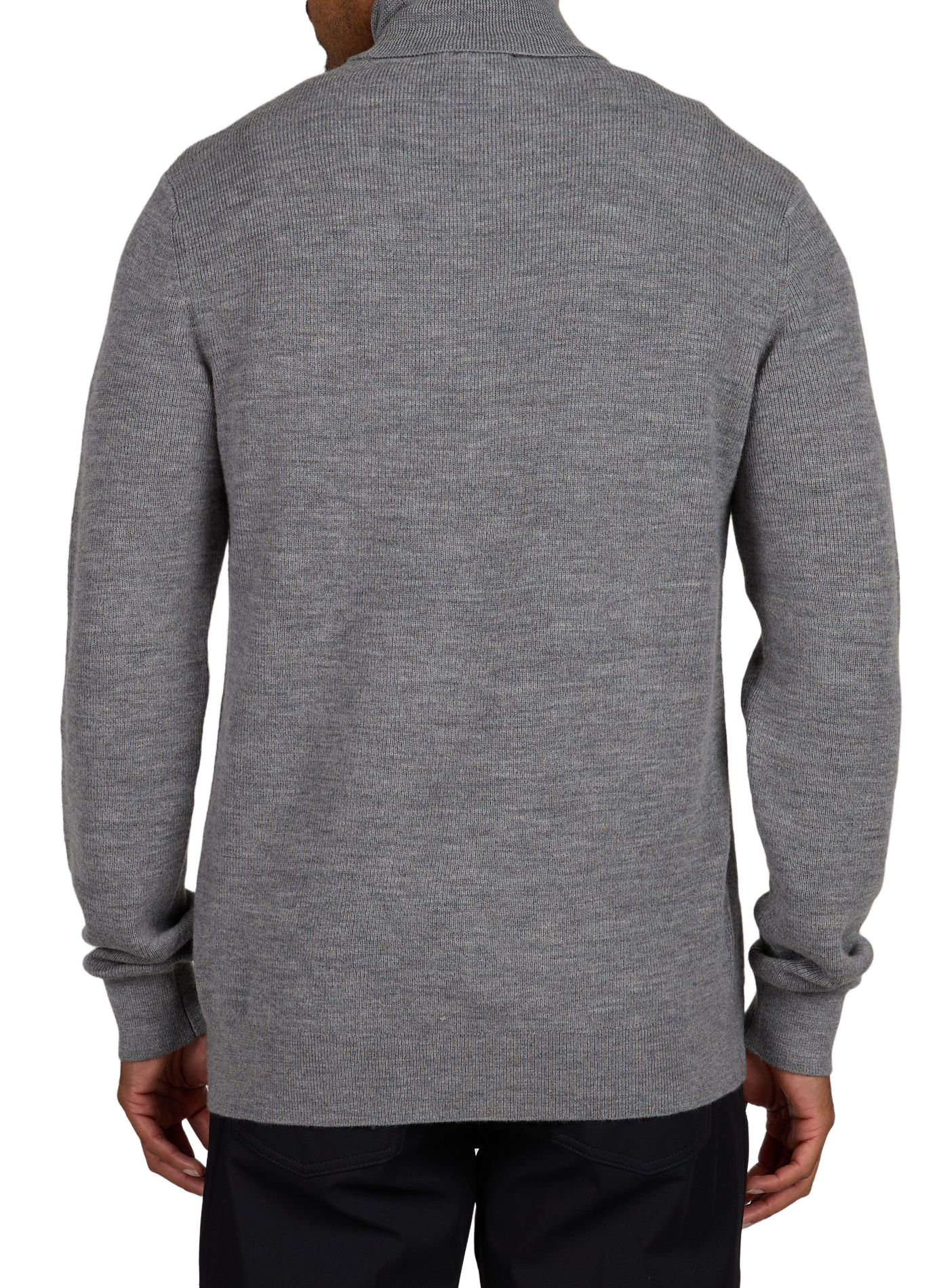 Wool polo neck sweater EMPORIO ARMANI Grey