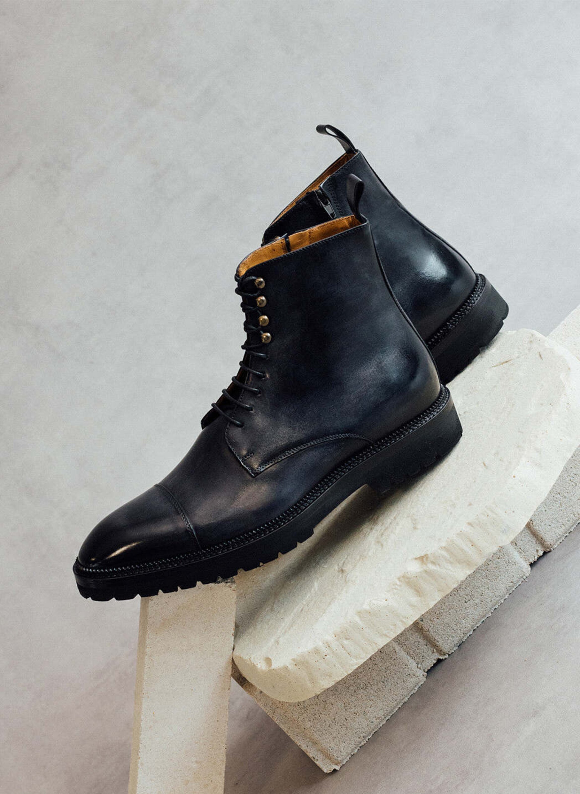 Bottines patiné alessandro FINSBURY Gris