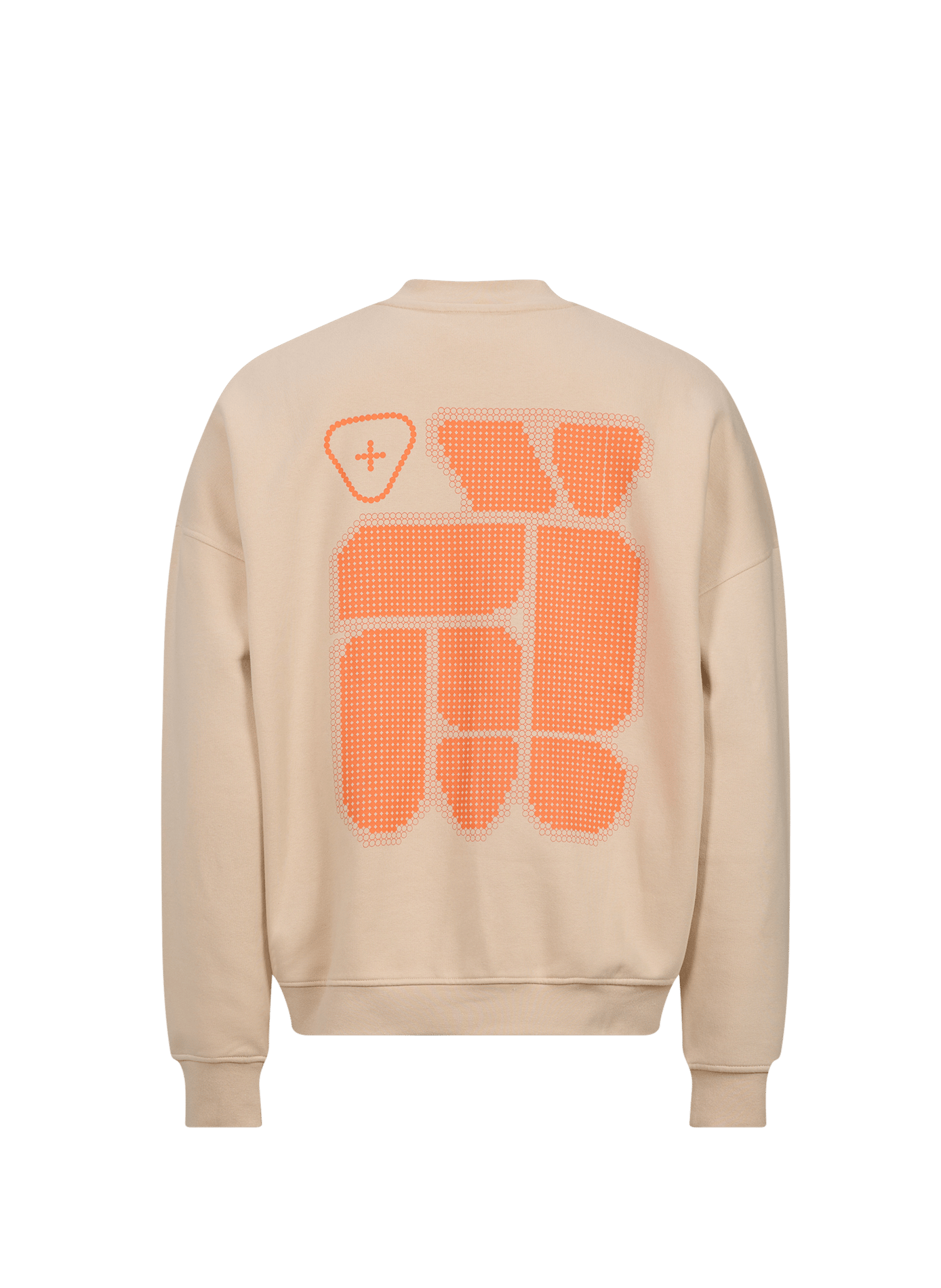Pull oversize col rond en coton mélangé | Beige GERTRUDE Homme
