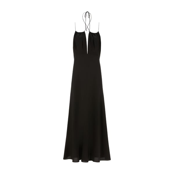Robe midi en soie