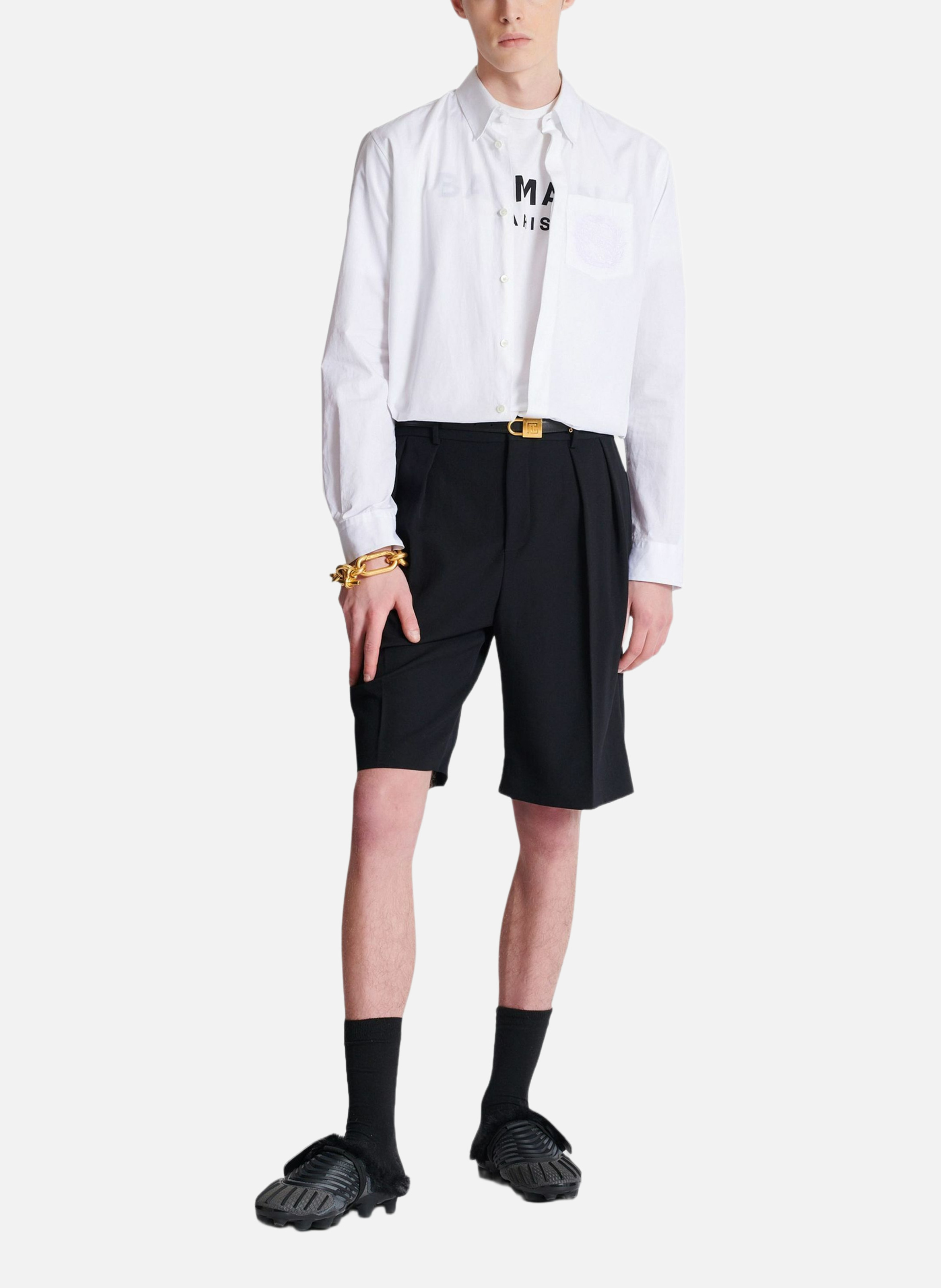 T-shirt imprimé balmain paris BALMAIN Blanc