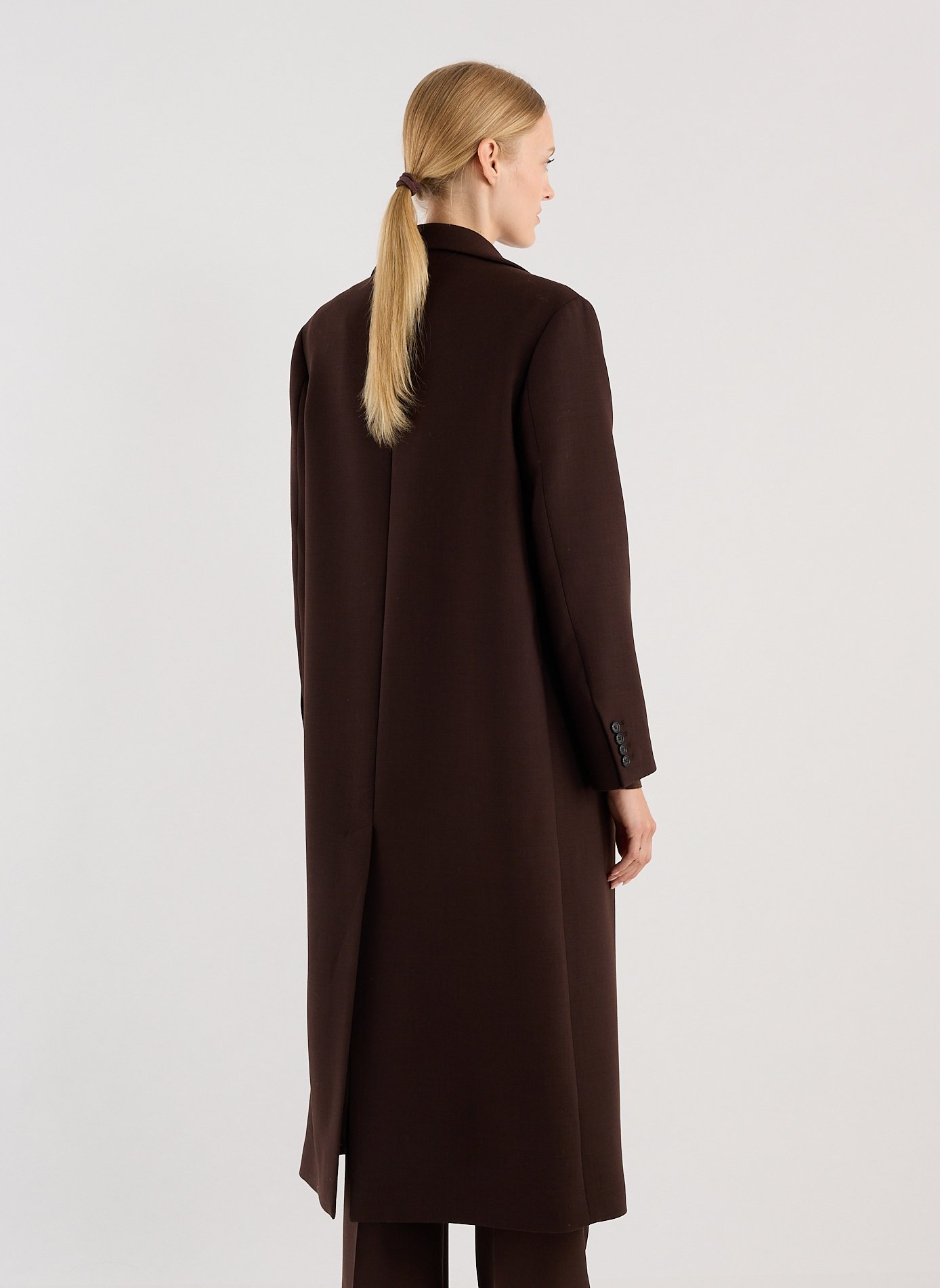 Straight and oversized coat Utah SAISON 1865 Brown
