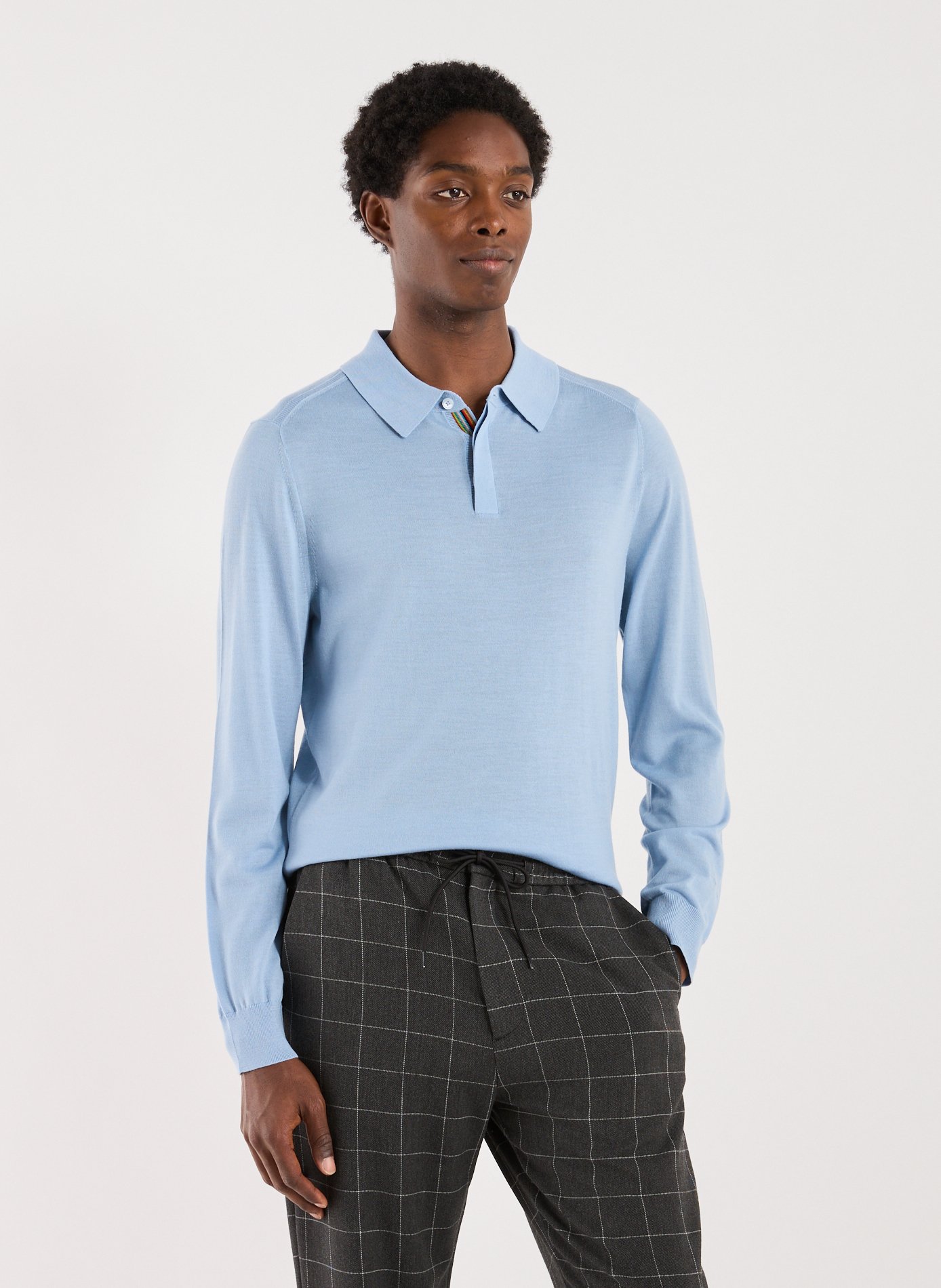PAUL SMITH Polo en laine  Bleu