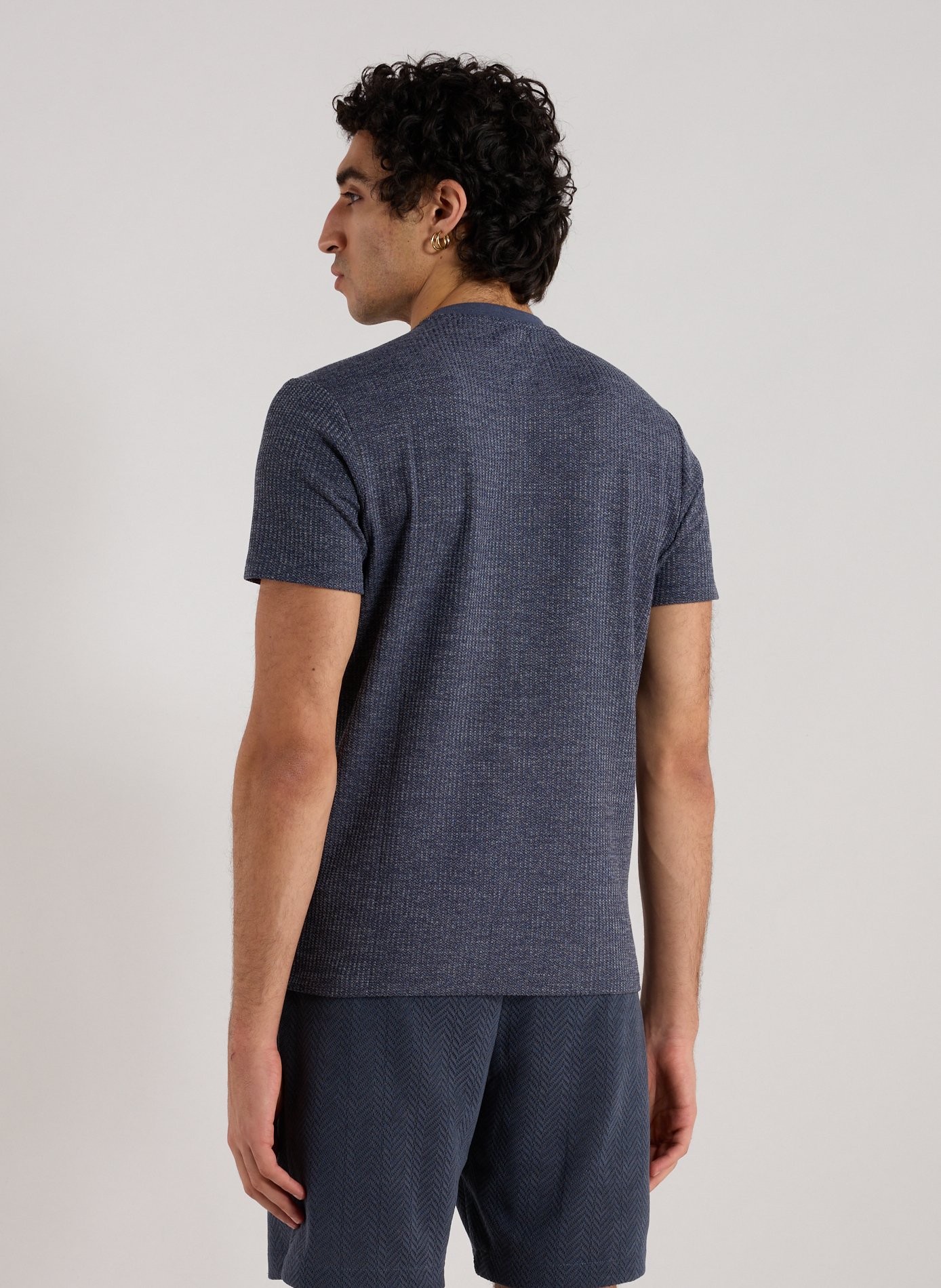 T-shirt en maille GUESS Bleu