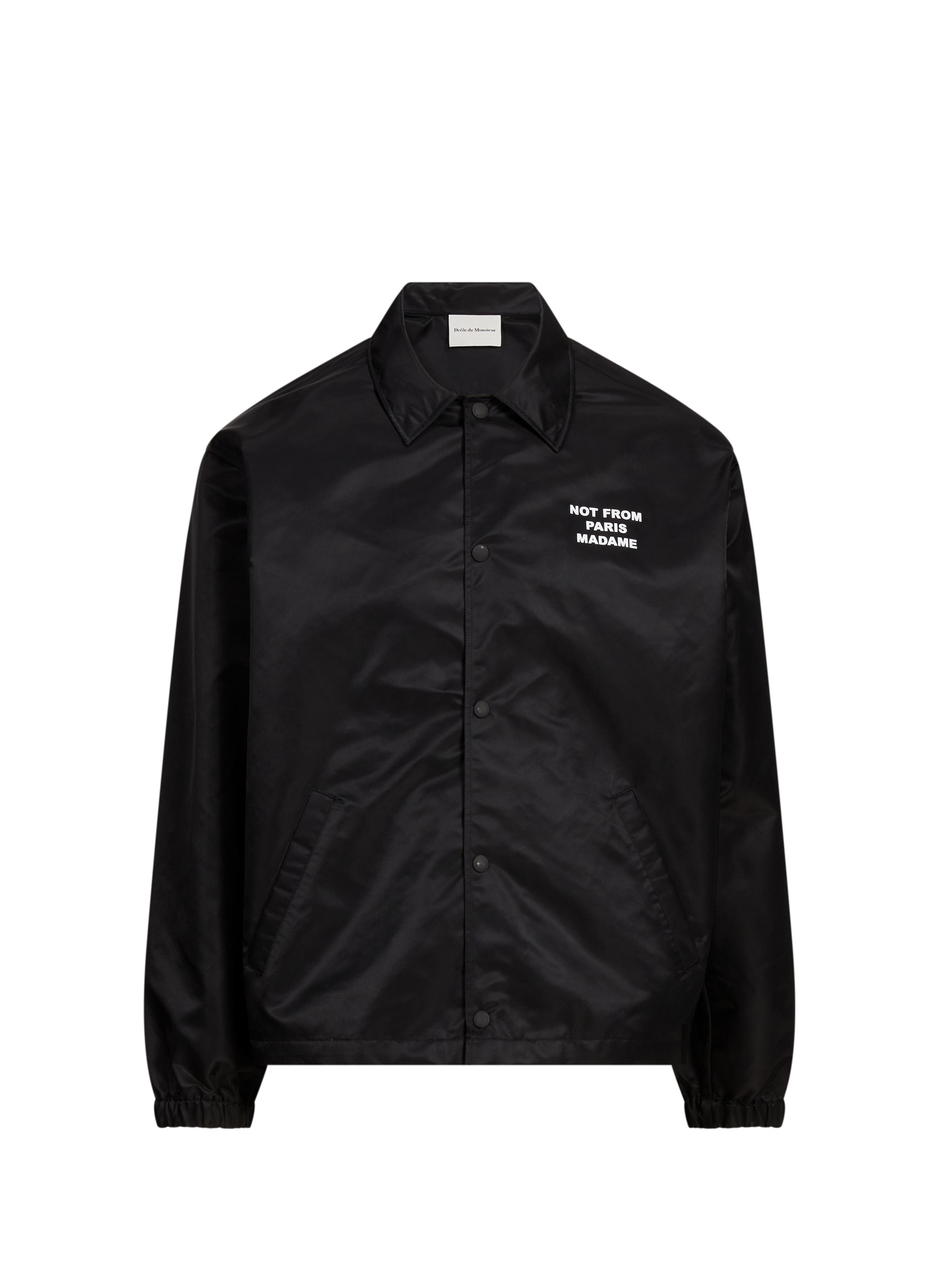 DROLE DE MONSIEUR La veste slogan  Noir