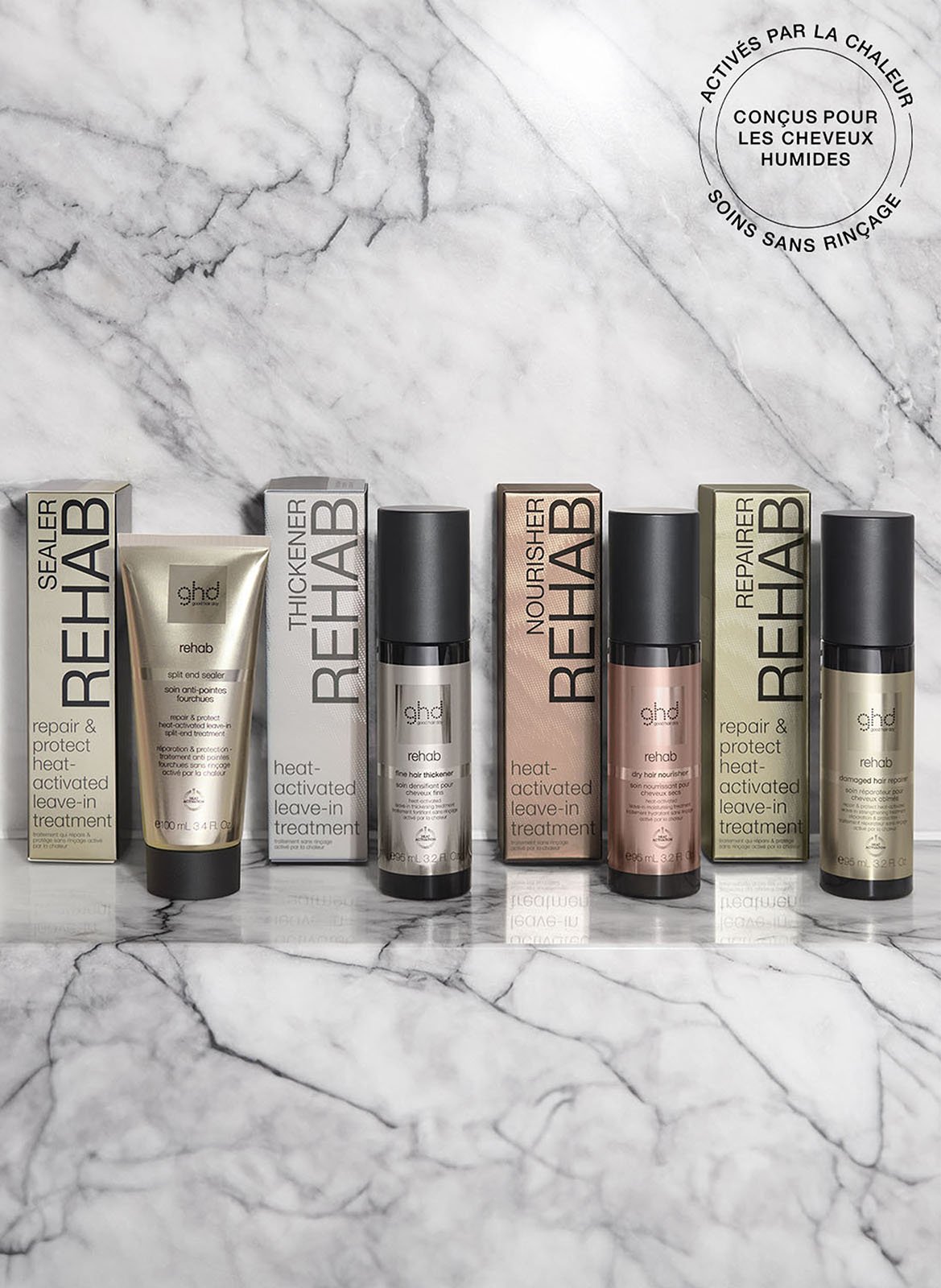 GHD rehab - soin réparateur pour cheveux abîmés GHD No color