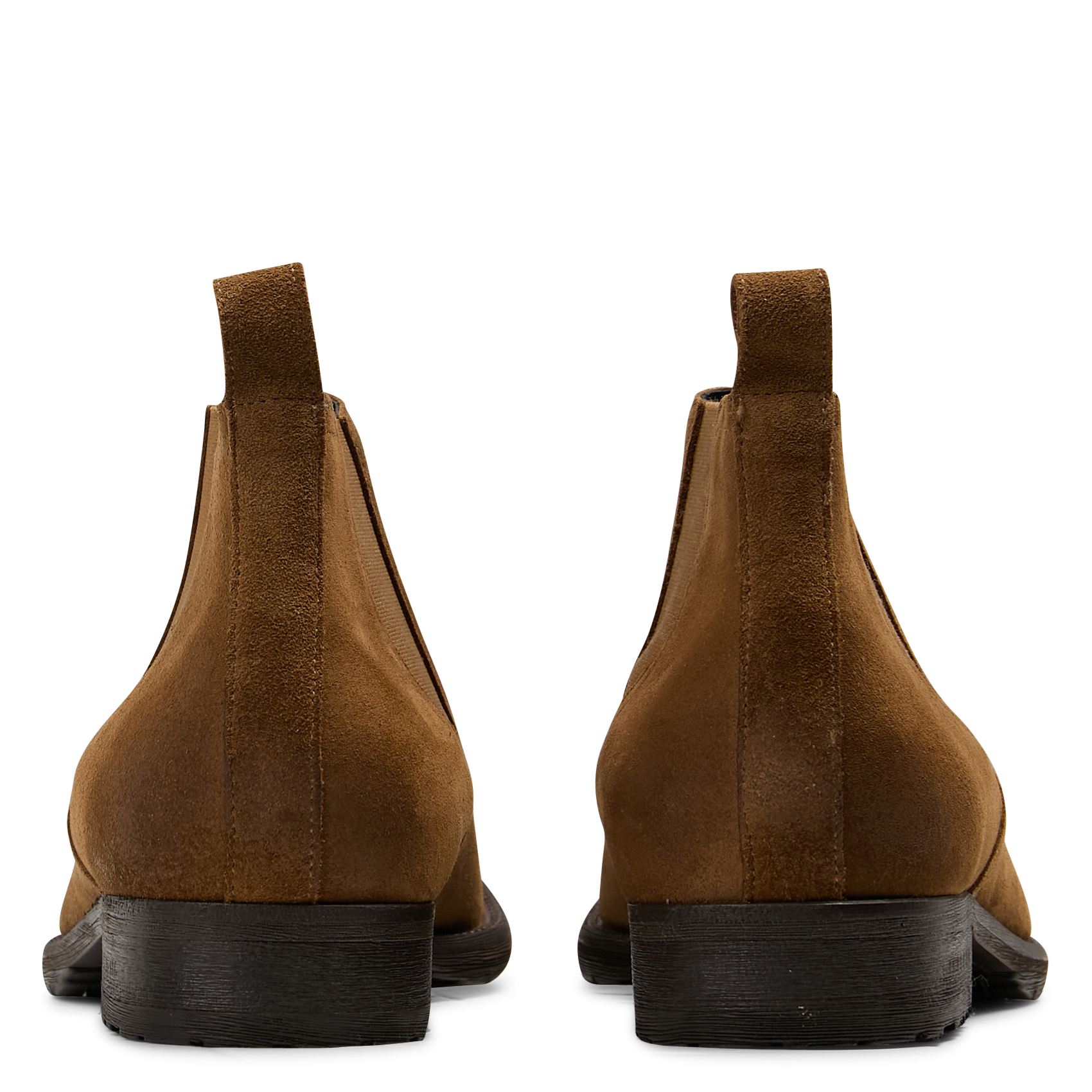 Bottines chelsea en cuir velours IKKS Jaune