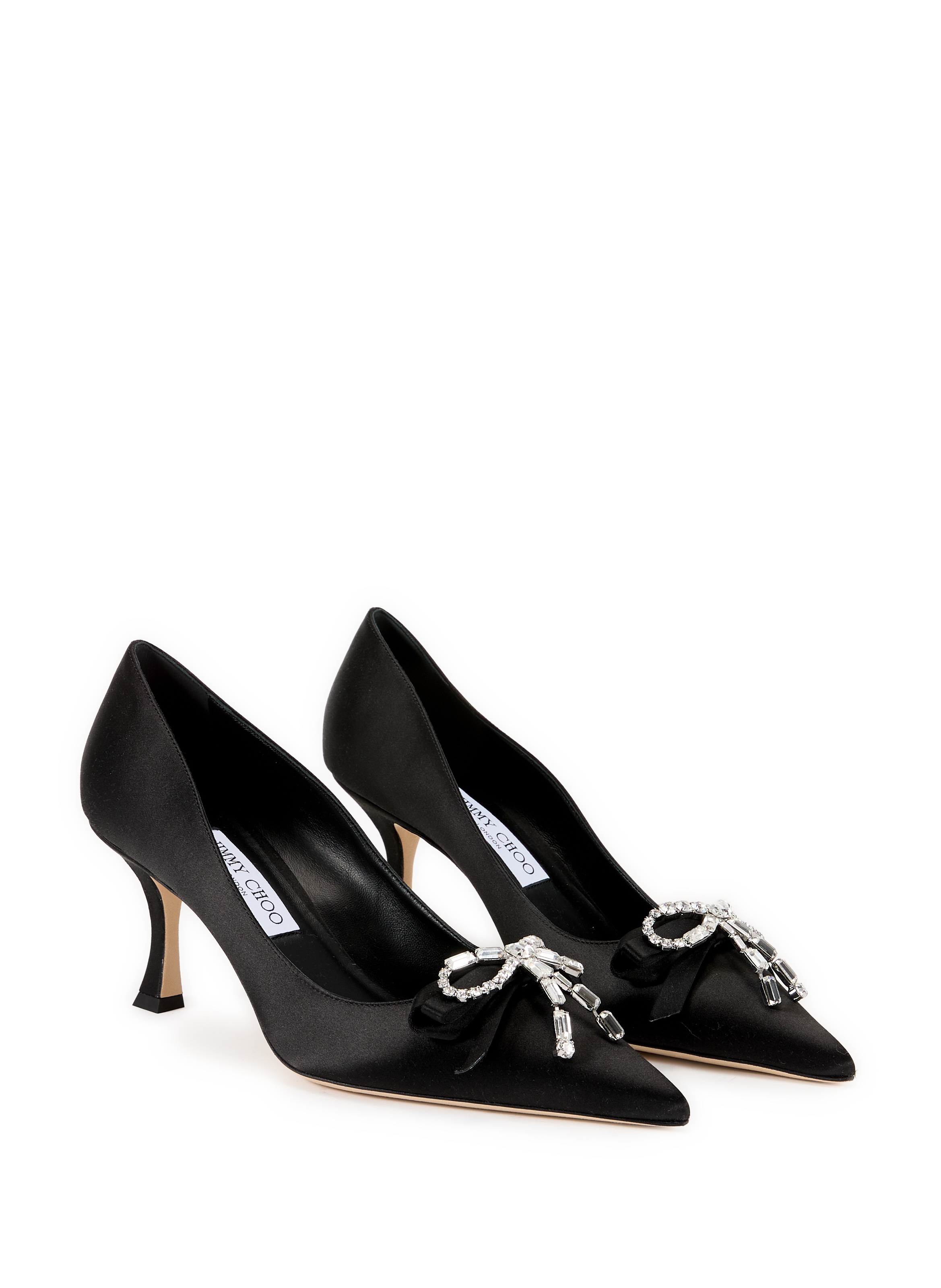 Escarpins Auria 70 en cuir spazzolato JIMMY CHOO Noir