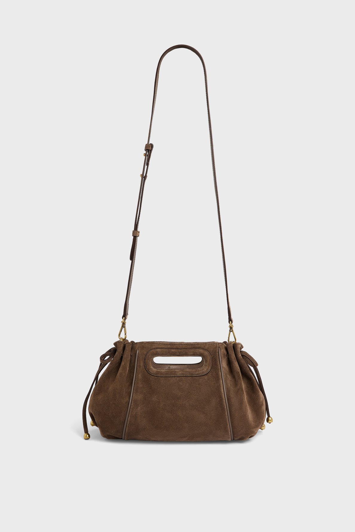 Sac à main en cuir velours intérieur métallisé - mini dany | Kaki GERARD DAREL Femme