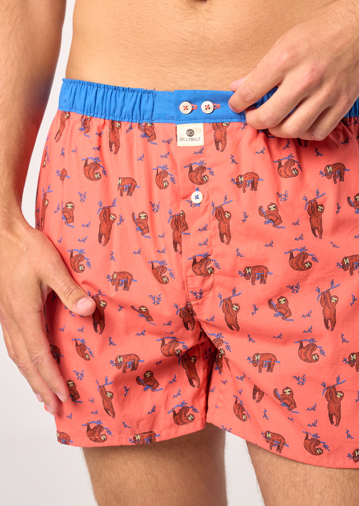 Caleçon en coton biologique BILLYBELT Rouge