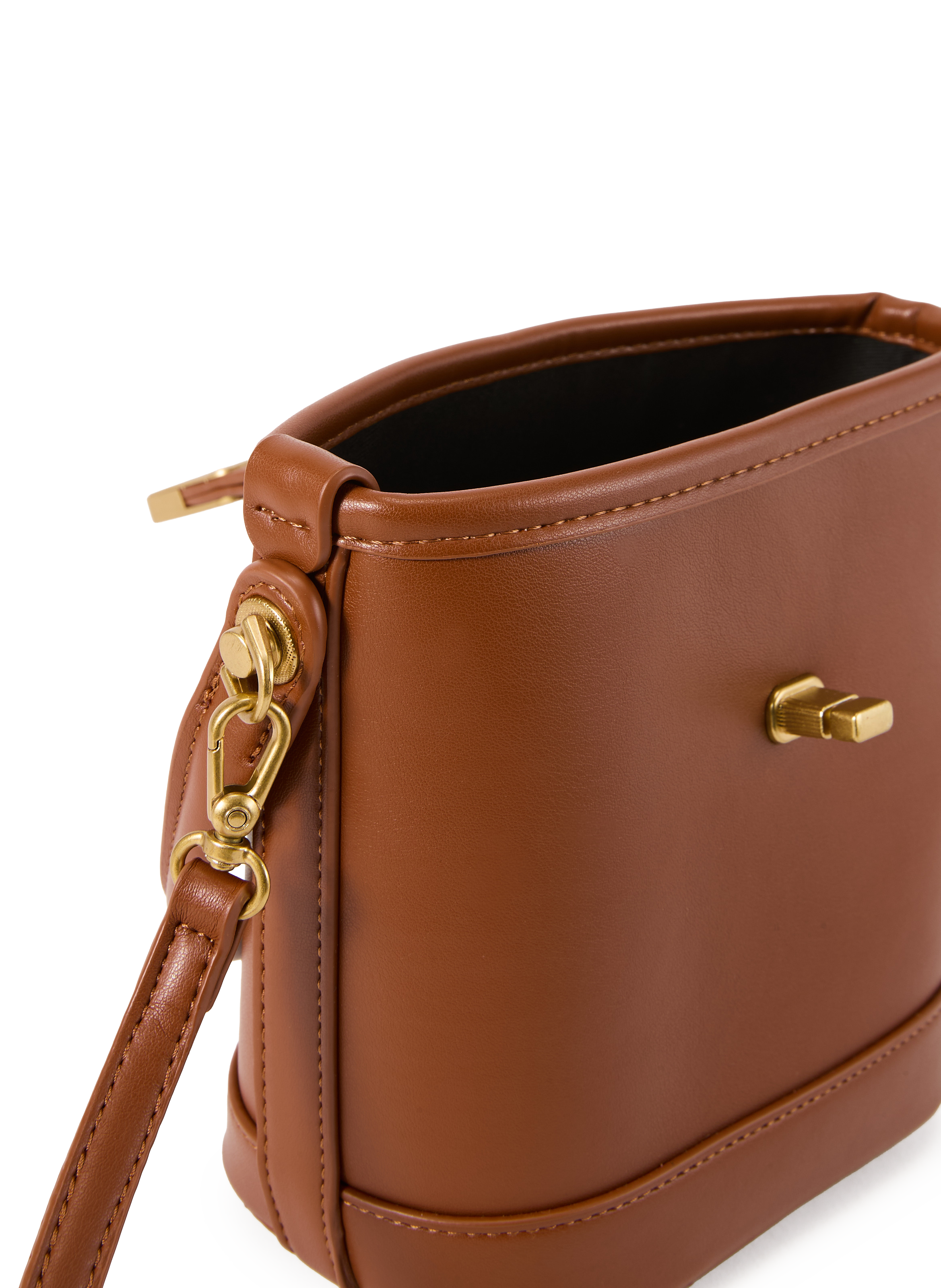 Small bucket shoulder bag AU PRINTEMPS PARIS Brown