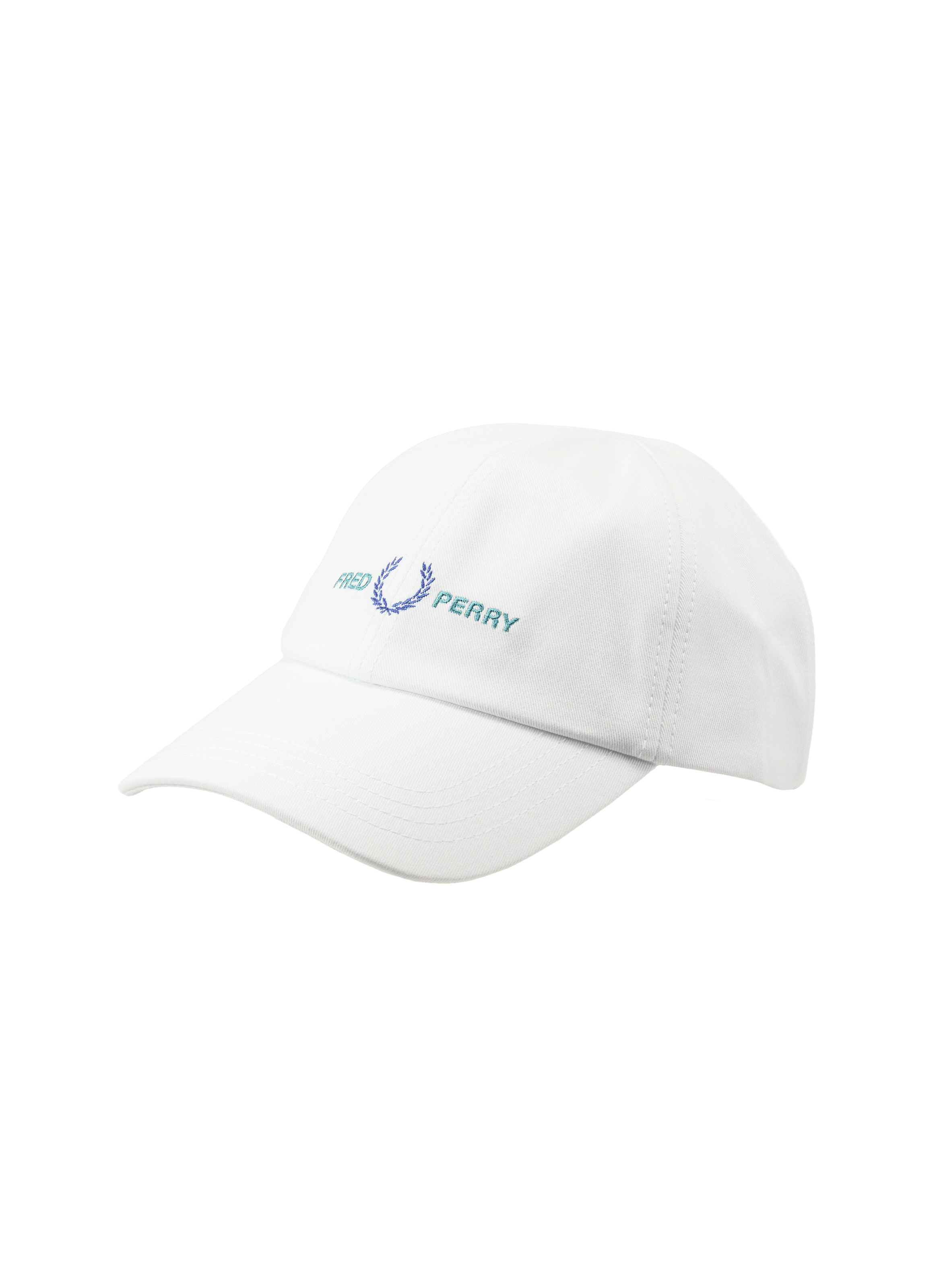 Casquette logo en coton FRED PERRY Blanc