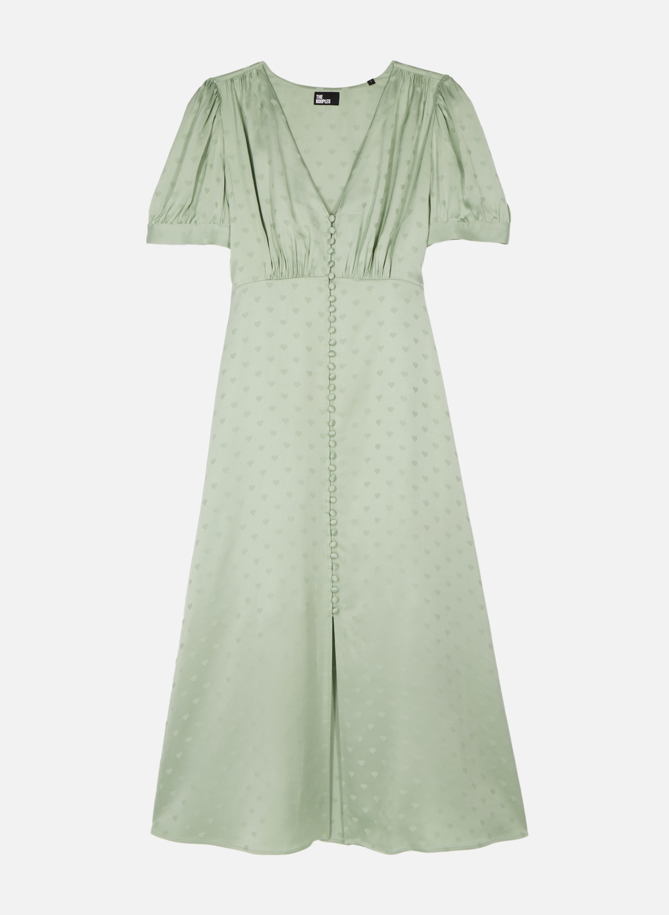 Robe longue jacquard cœur THE KOOPLES Vert