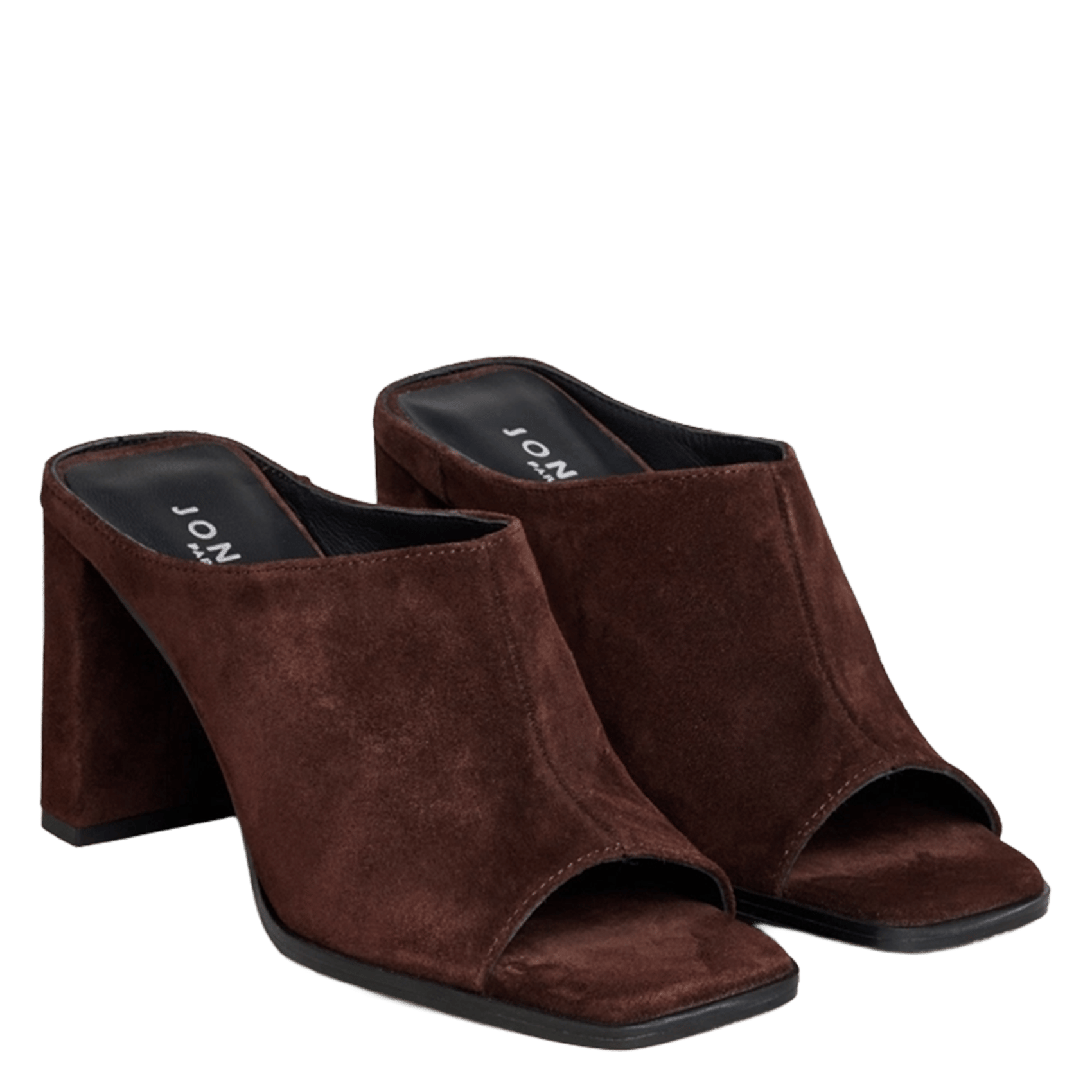 Mules hautes en cuir blair JONAK Marron