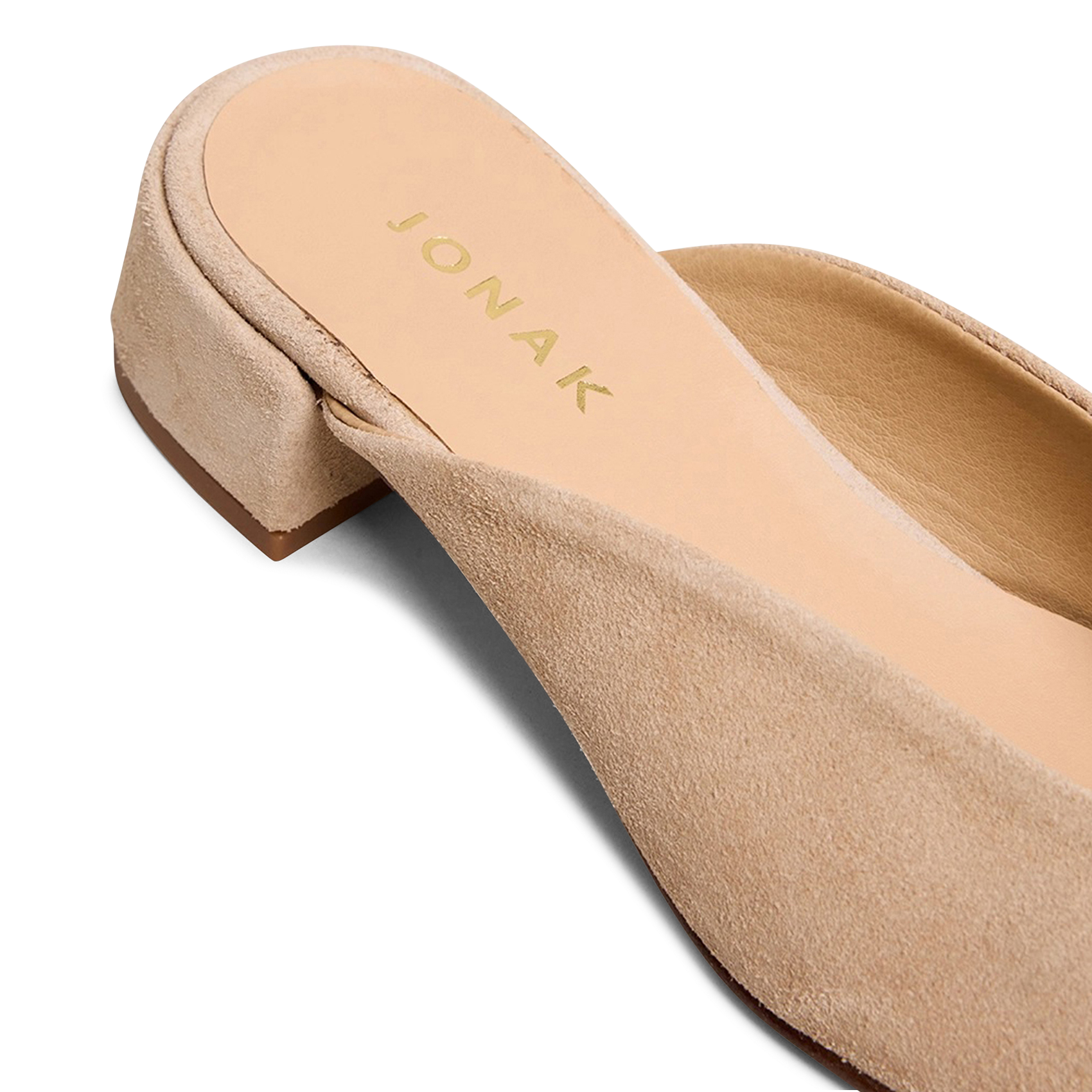 Mules en cuir nine JONAK Beige