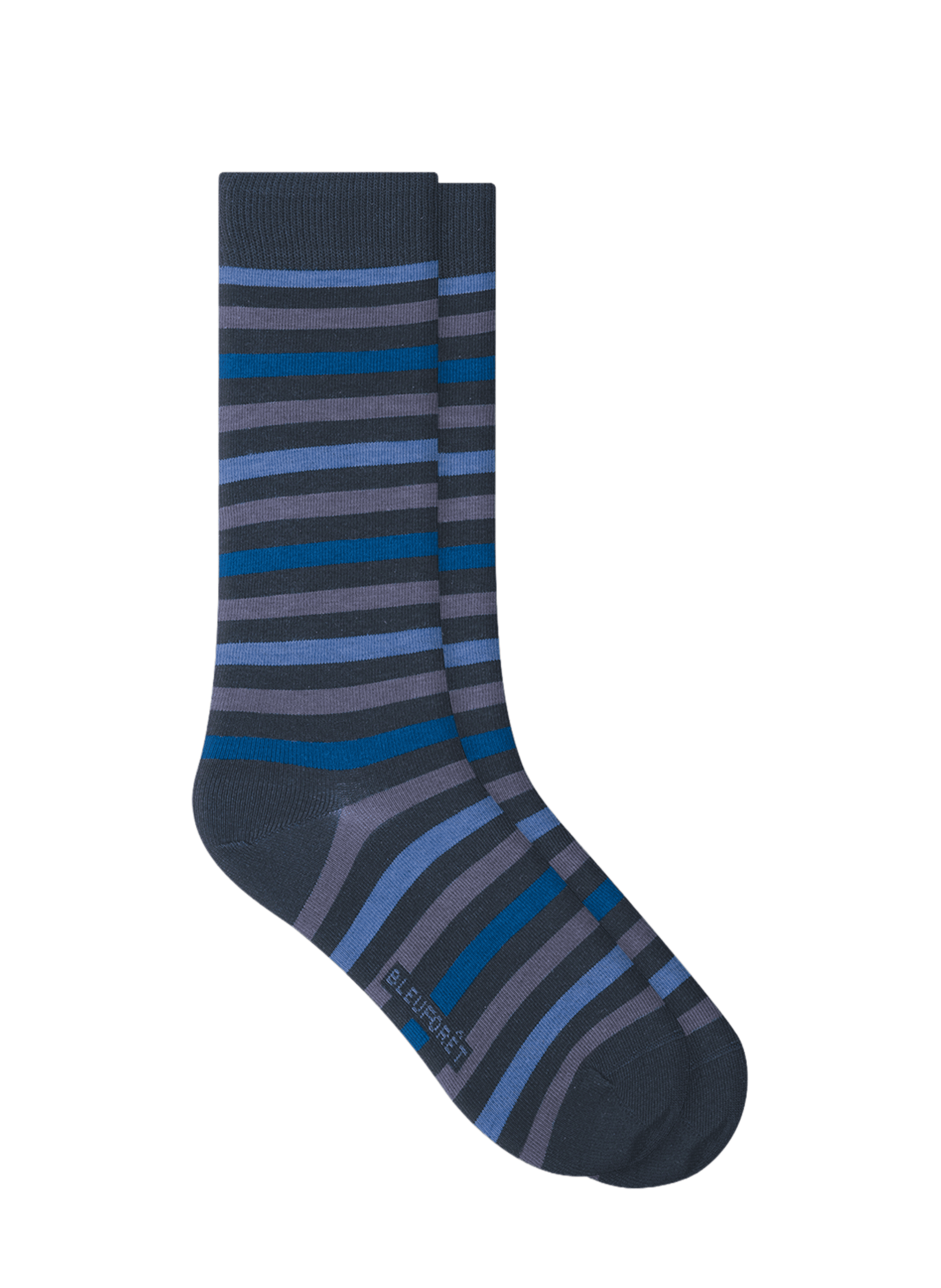 Striped ankle socks BLEUFORÊT Blue