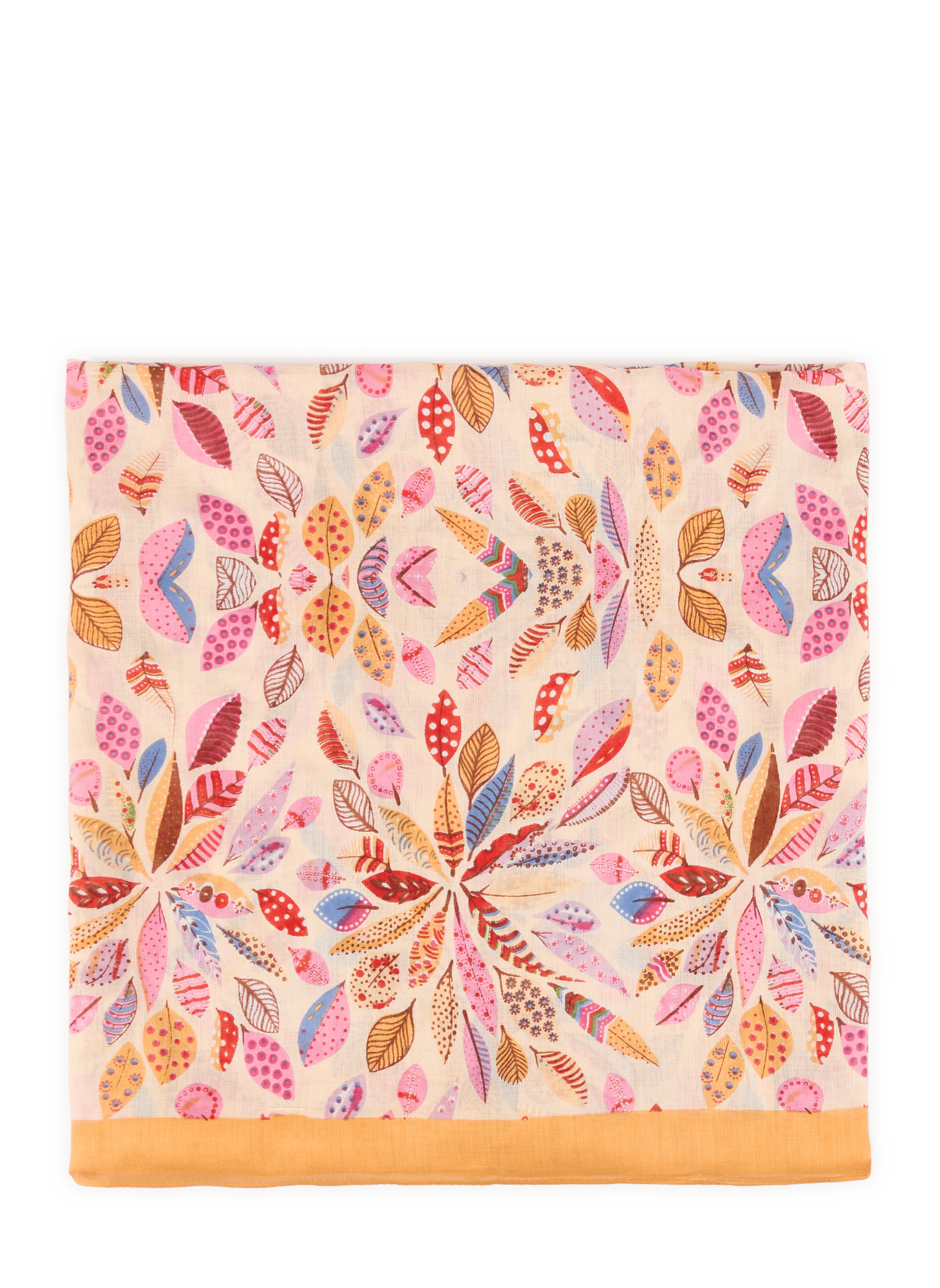 Foulard imprimé AU PRINTEMPS PARIS Orange