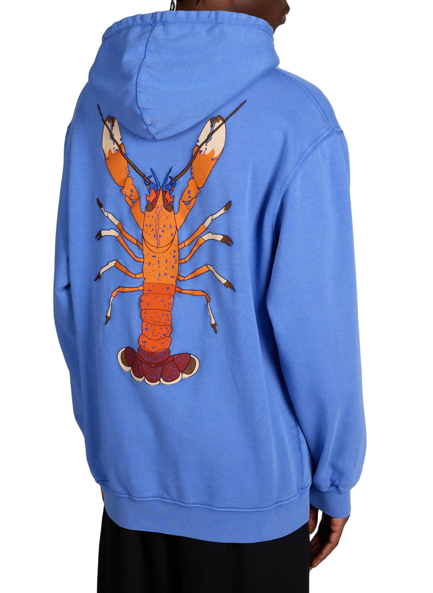 Sweat Reaumur Lobster à capuche en coton MAISON LABICHE Bleu