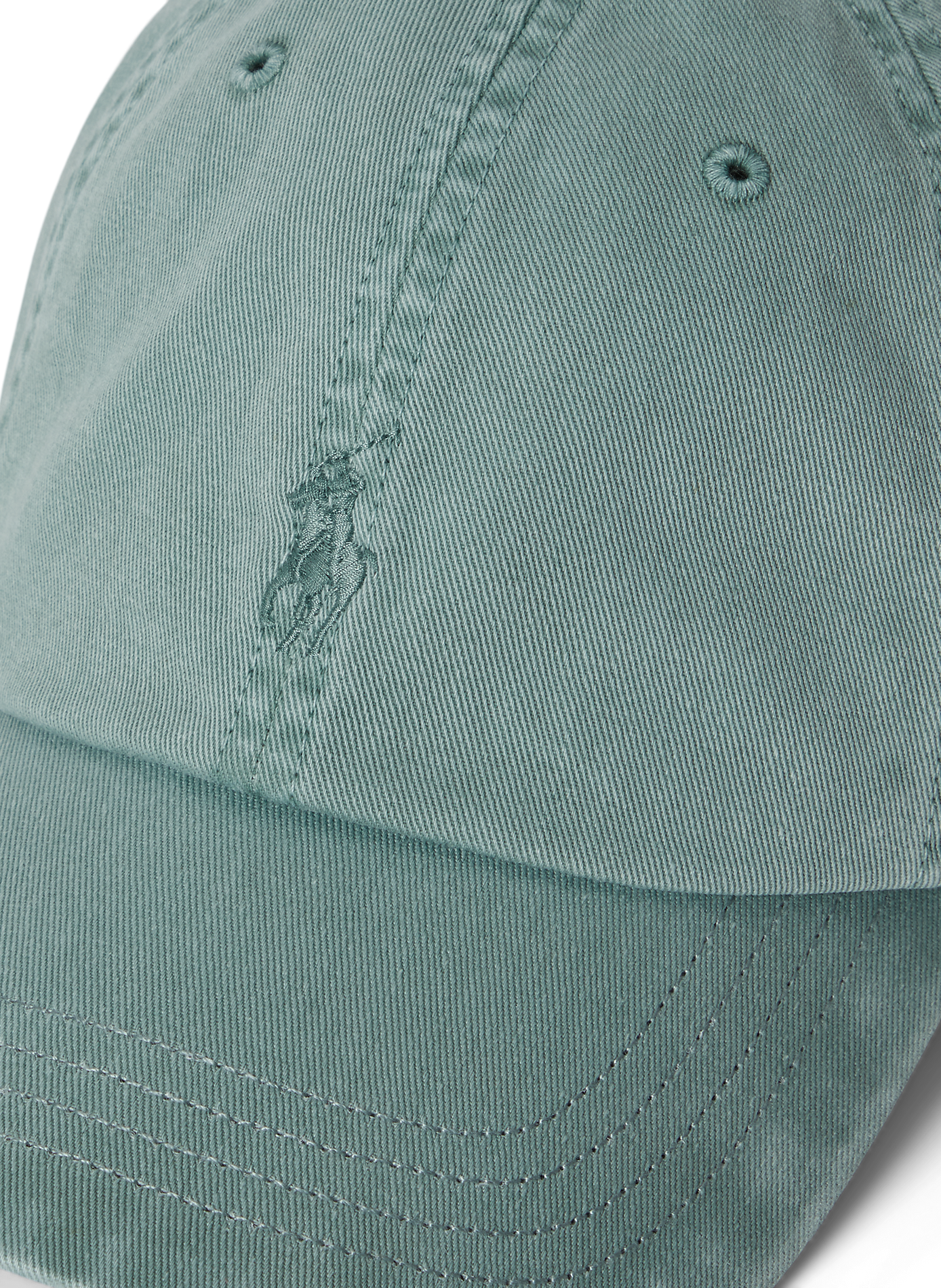 Casquette brodée en coton POLO RALPH LAUREN Vert