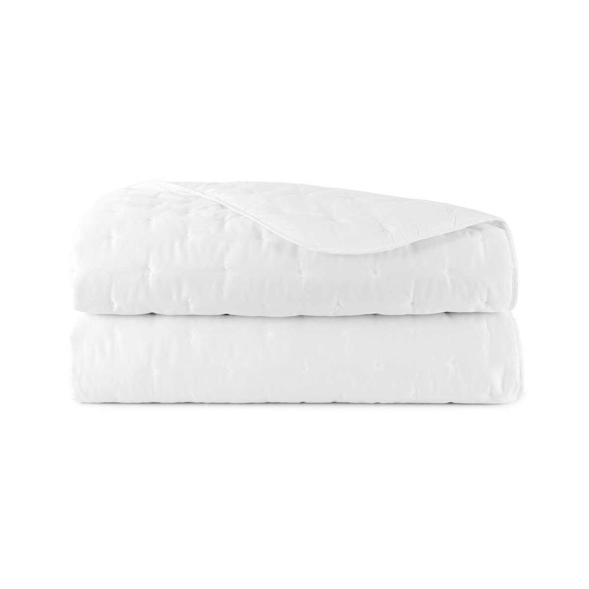 Couvre lit en satin, triomphe  Blanc