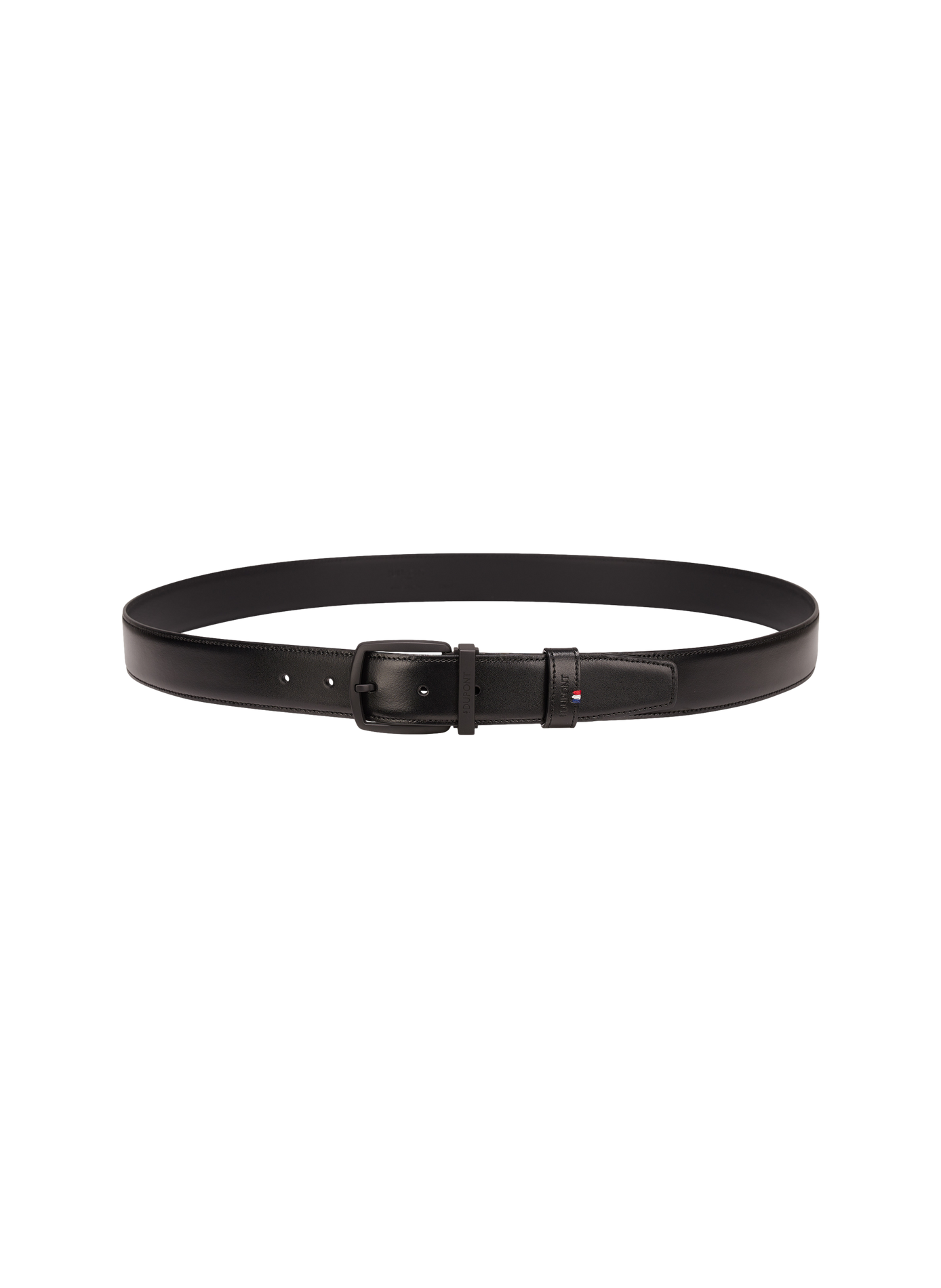 Leren riem Line D S.T. DUPONT Zwart