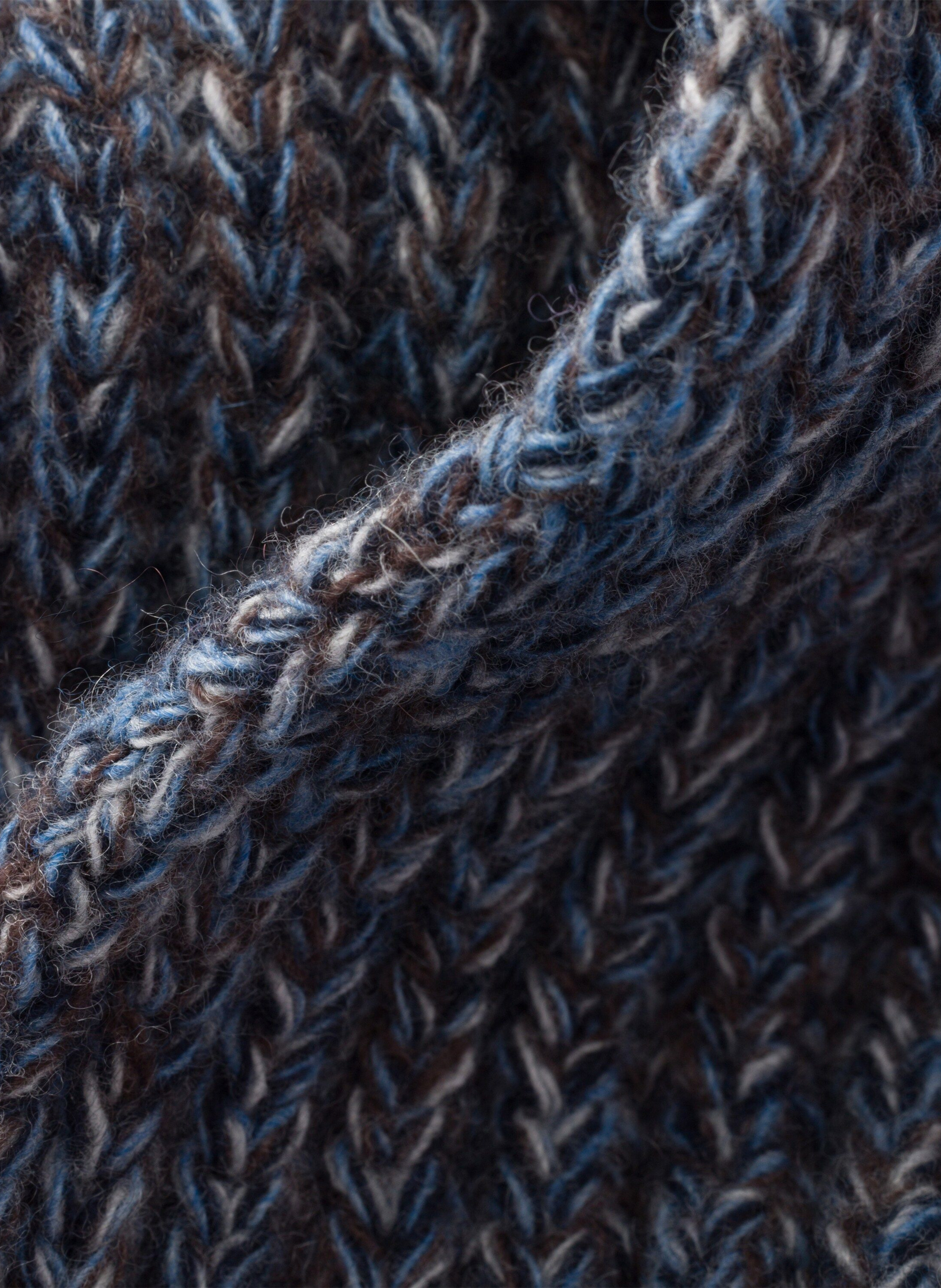 Écharpe en laine et cachemire PRADA Bleu