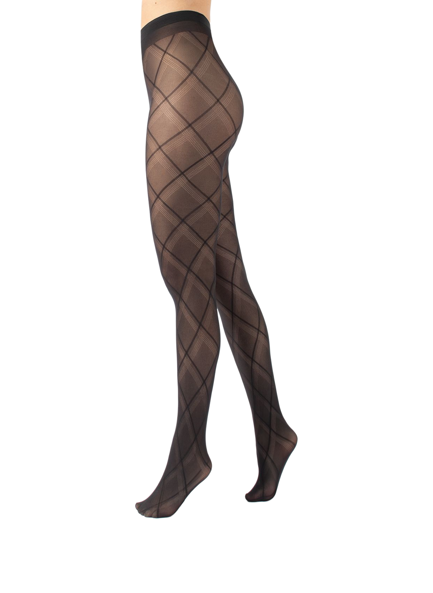 Collants à motif losanges CETTE Black