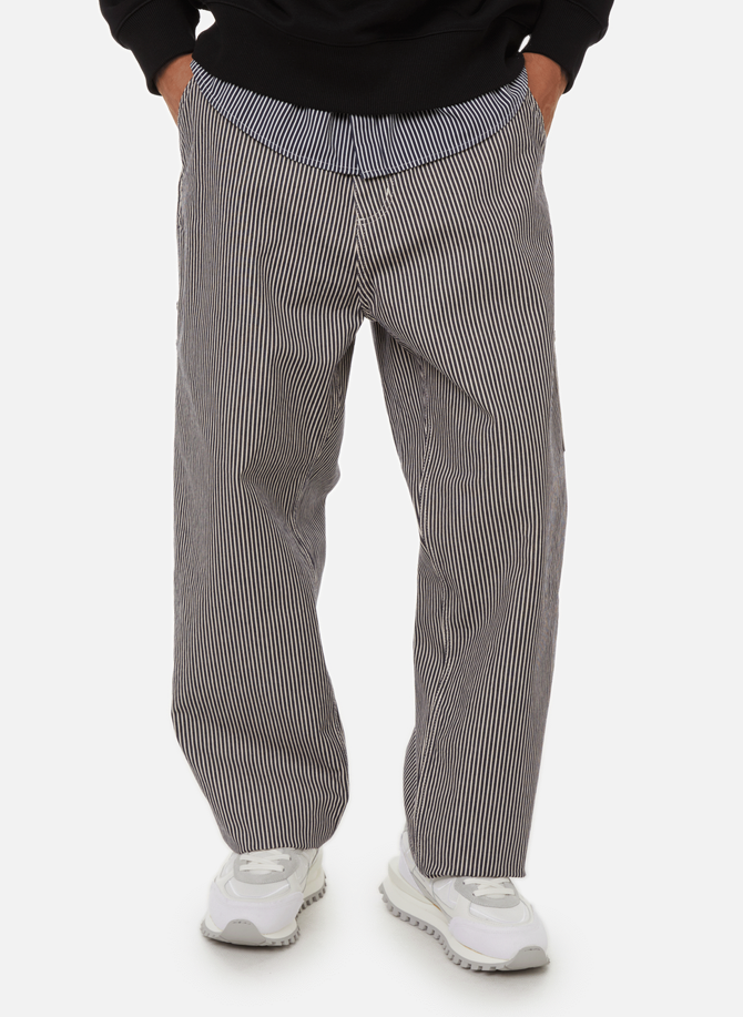 Pantalon à rayures en coton CARHARTT WIP