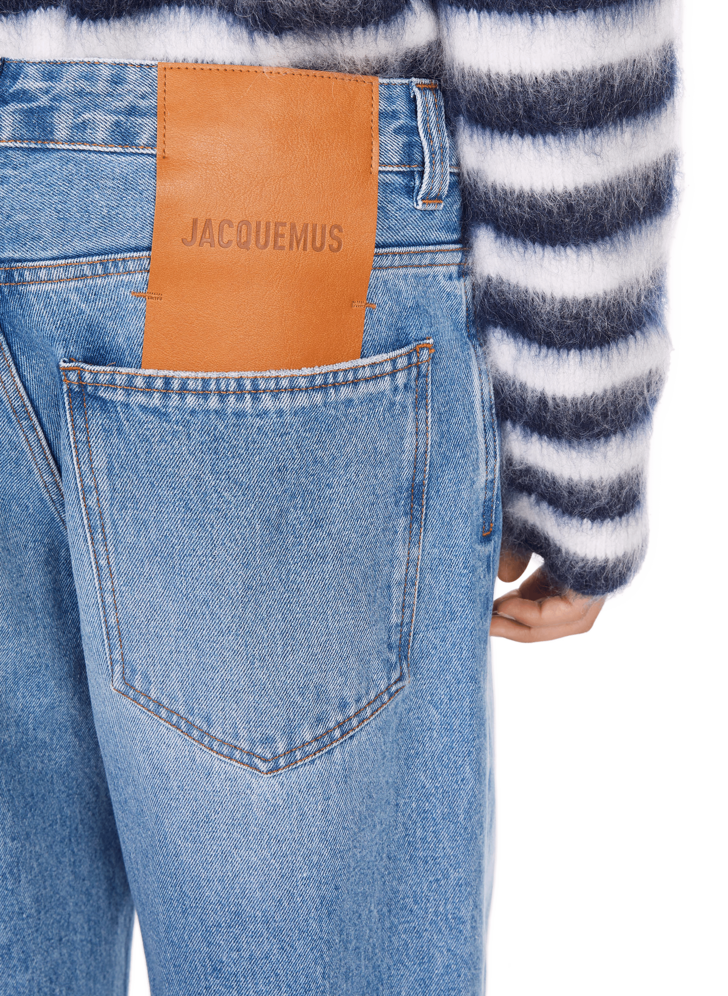 The wide leg denim JACQUEMUS Blue