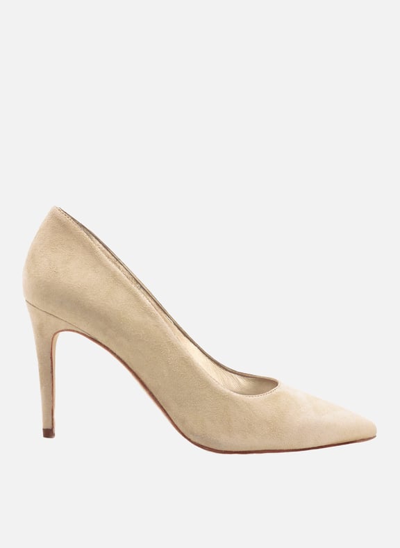 Escarpins classiques cuir daim Beige by JULES & JENN JULES & JENN Escarpins classiques cuir daim Beige