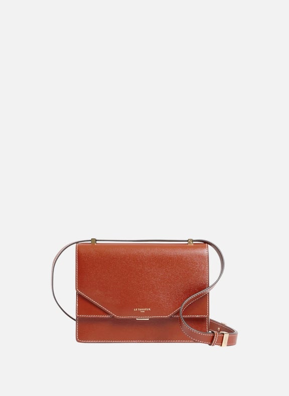 Petit sac bandoulière naya en cuir liégé Marron by LE TANNEUR LE TANNEUR Petit sac bandoulière naya en cuir liégé Marron