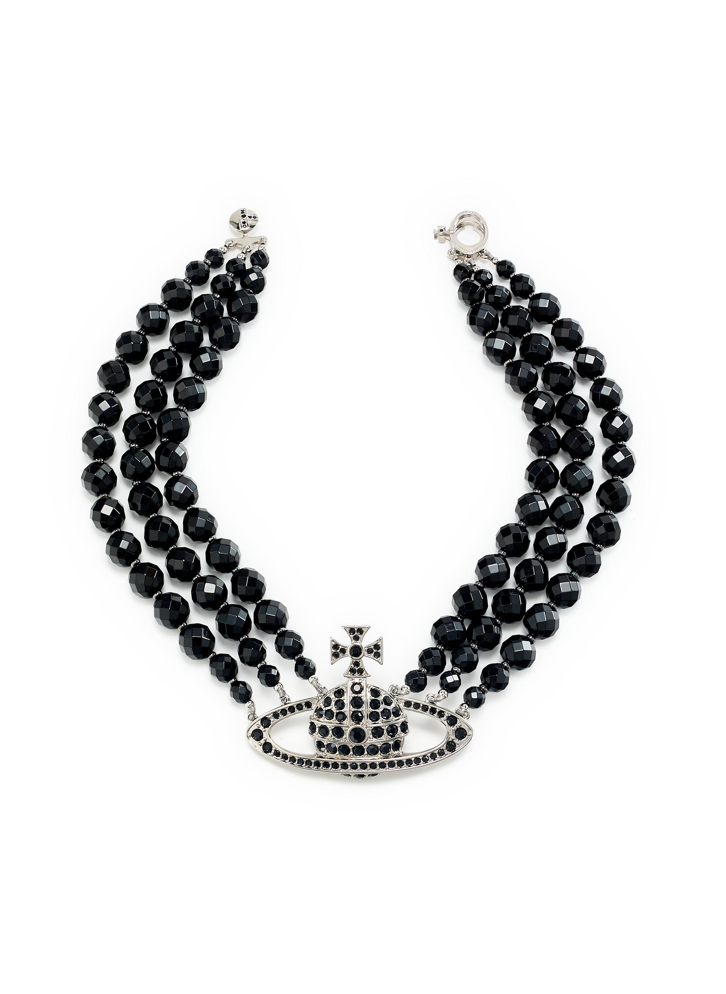 Collier Messaline 3 rangs VIVIENNE WESTWOOD Noir