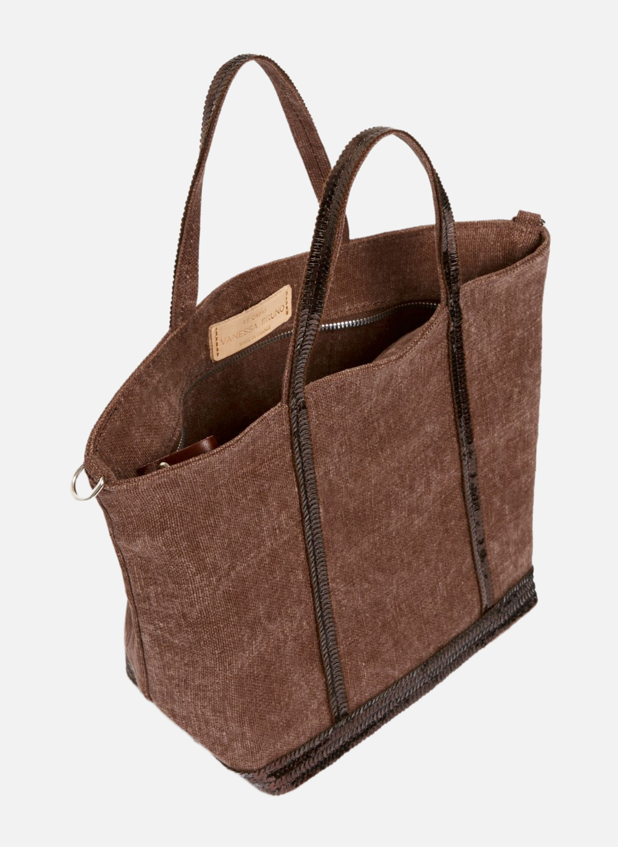 Cabas s en lin VANESSA BRUNO Marron