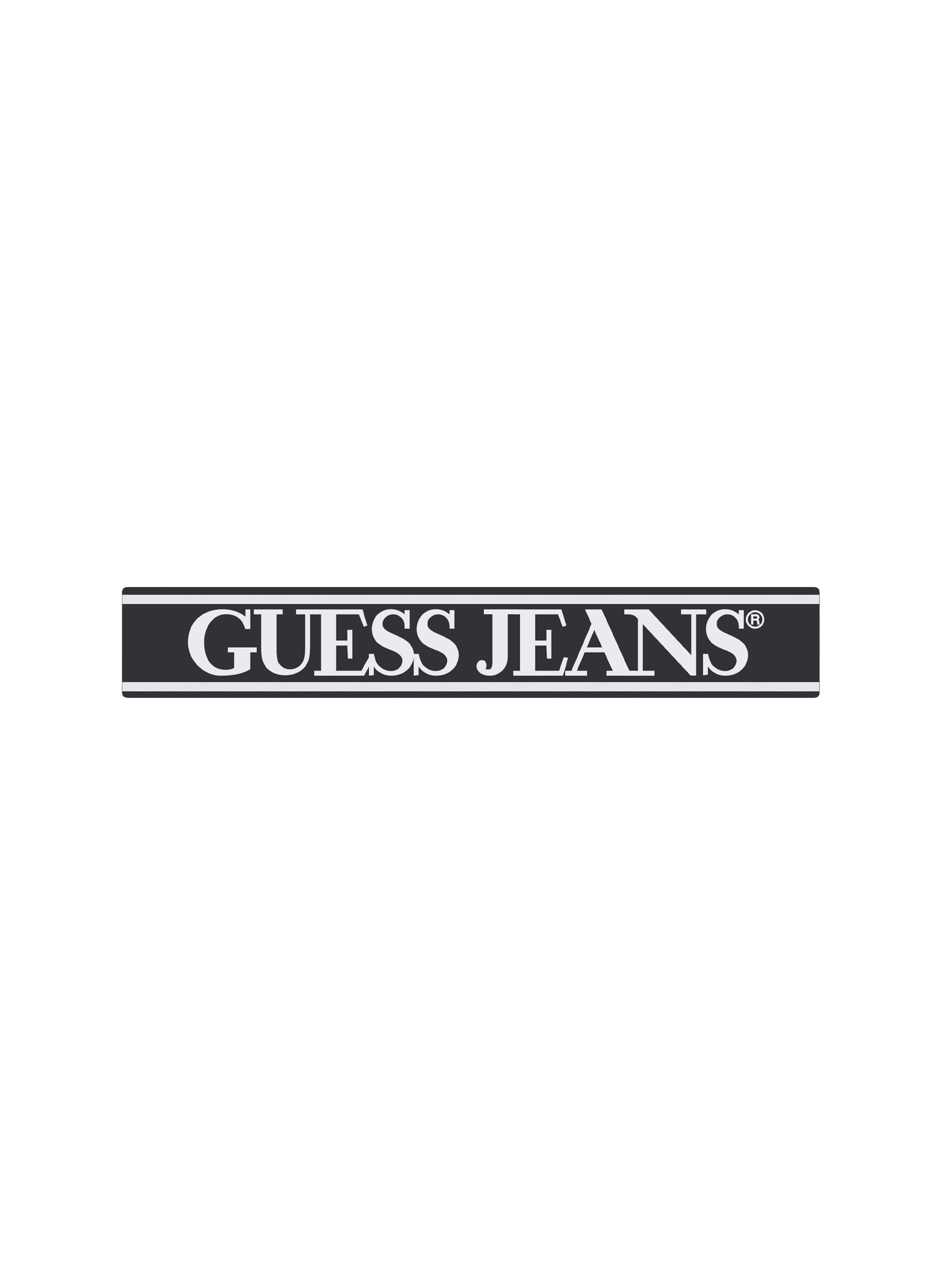 GUESS Logo scarf Black
