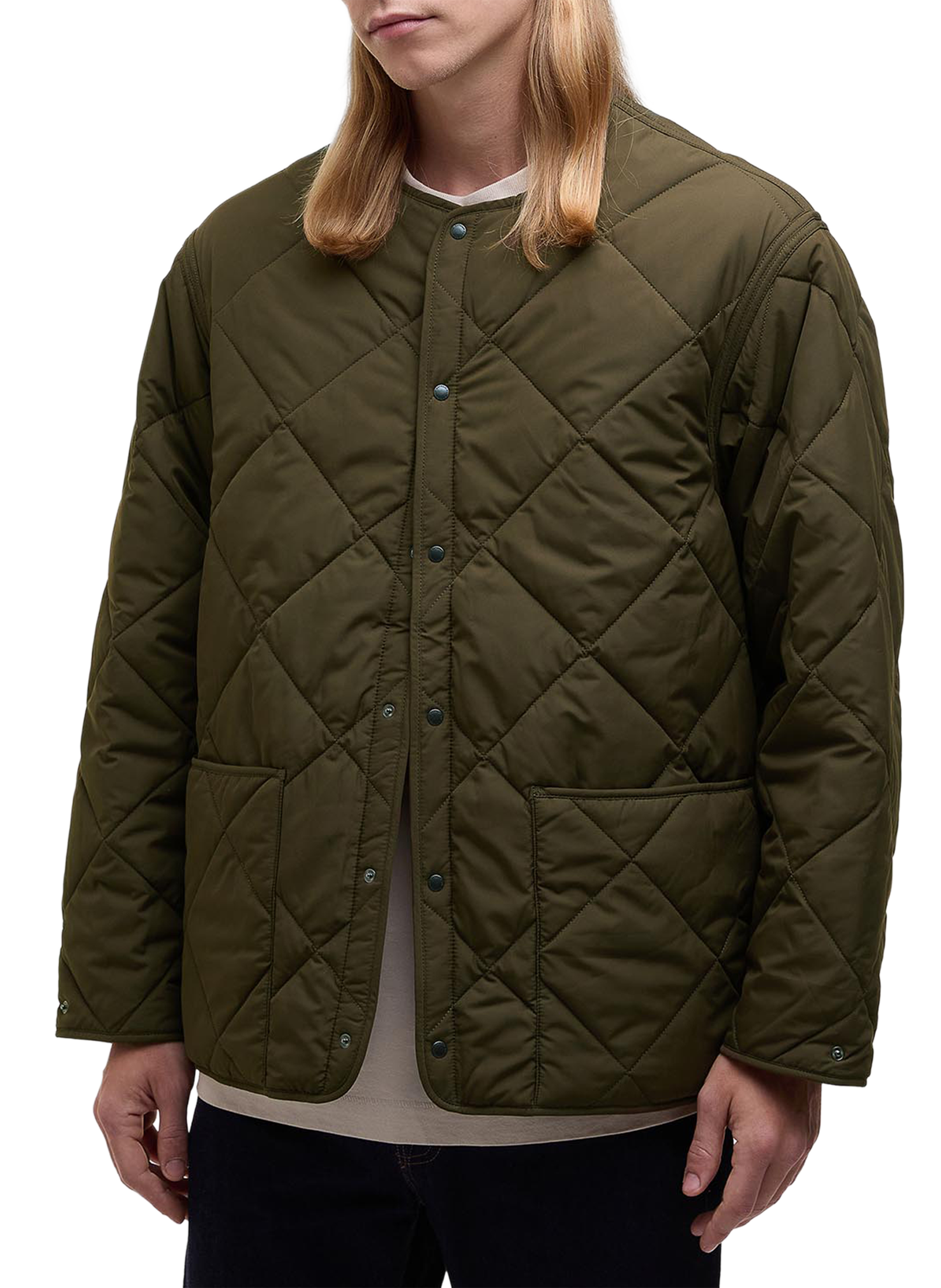 BARBOUR Blouson matelassé Vert