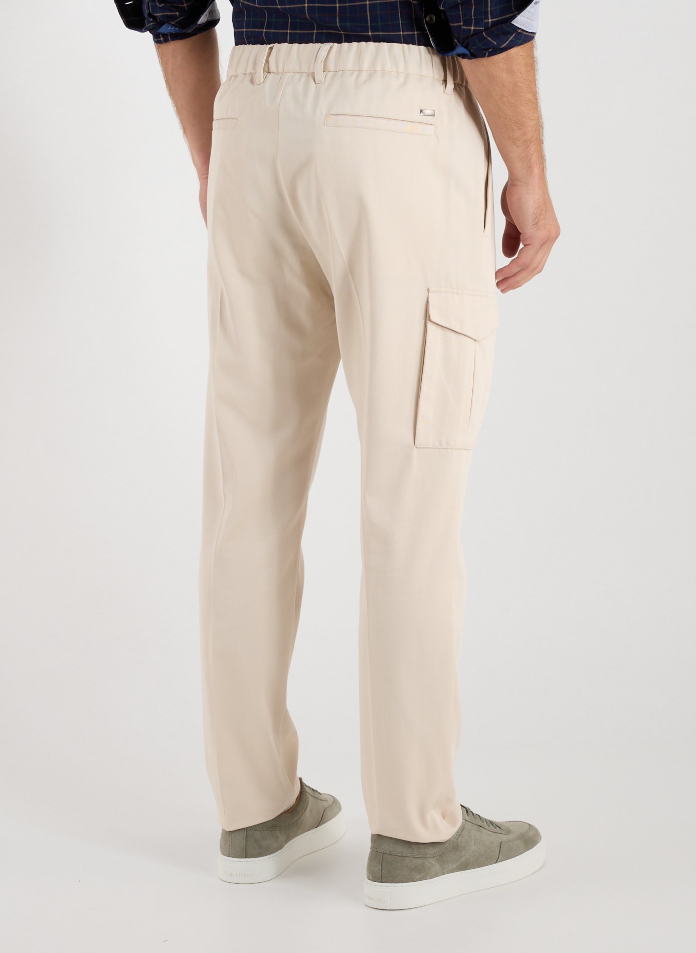 Cotton Cargo Pants HERNO White