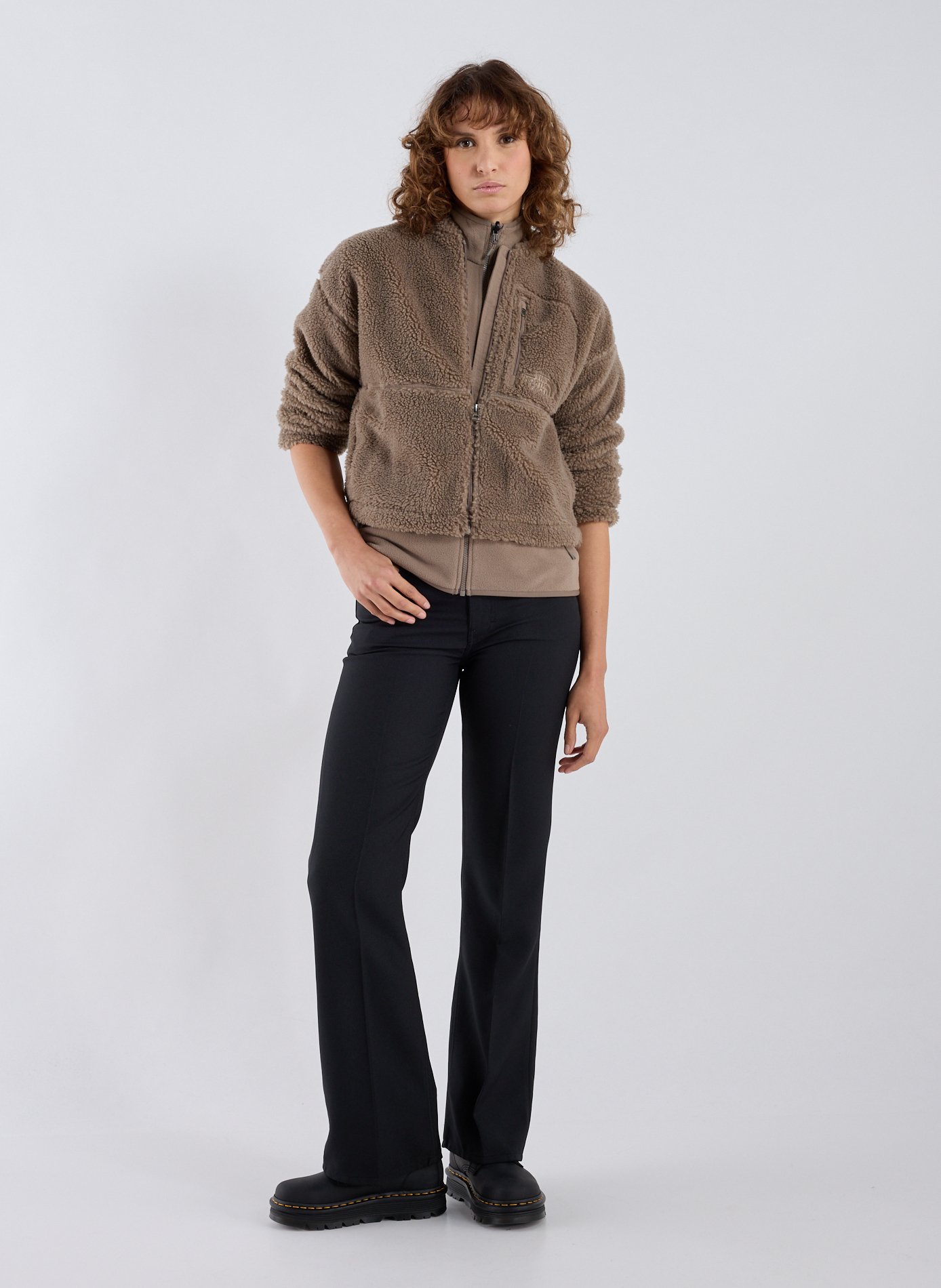 Short sherpa jacket THE NORTH FACE Beige