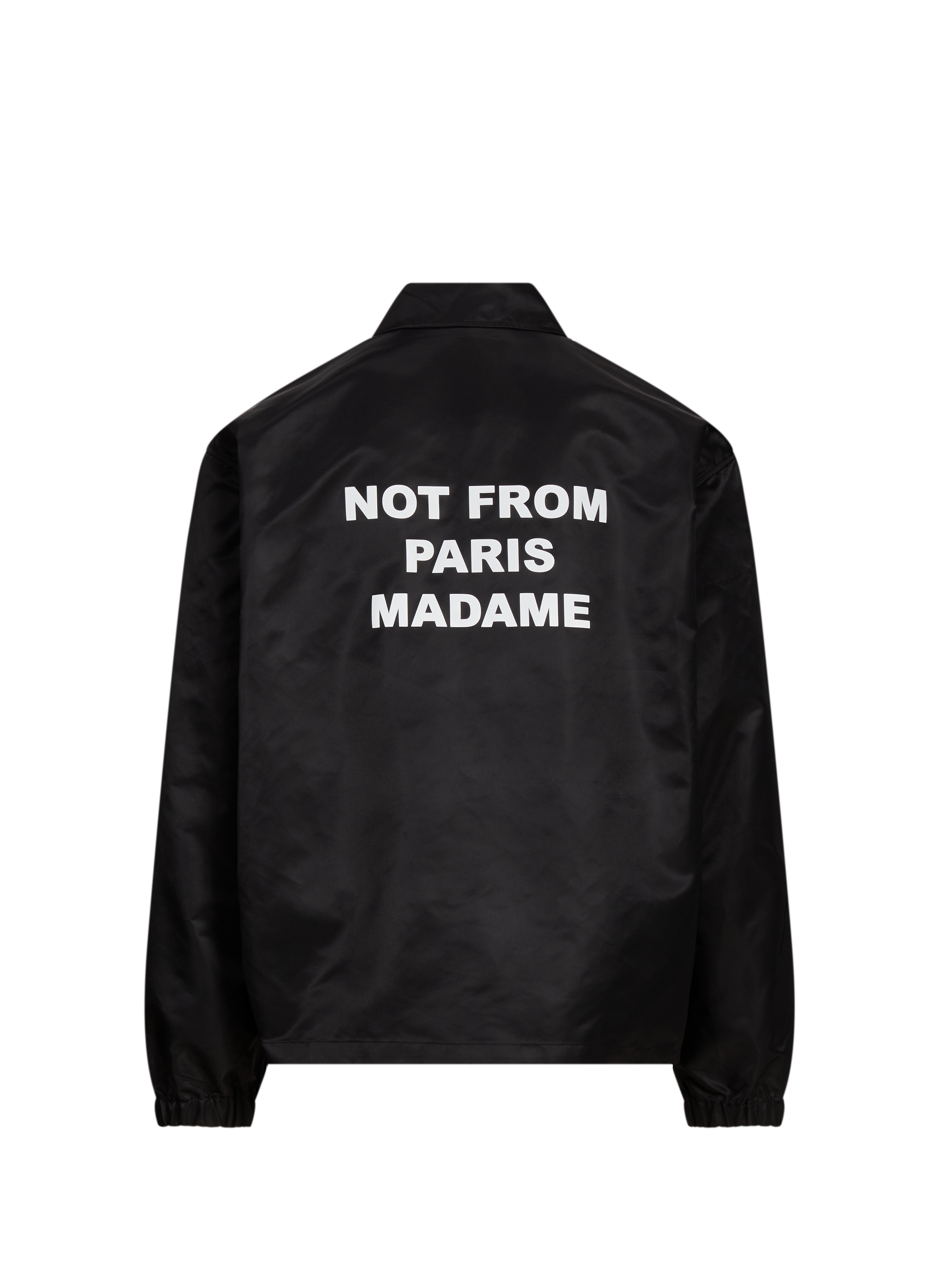 The slogan jacket DROLE DE MONSIEUR Black