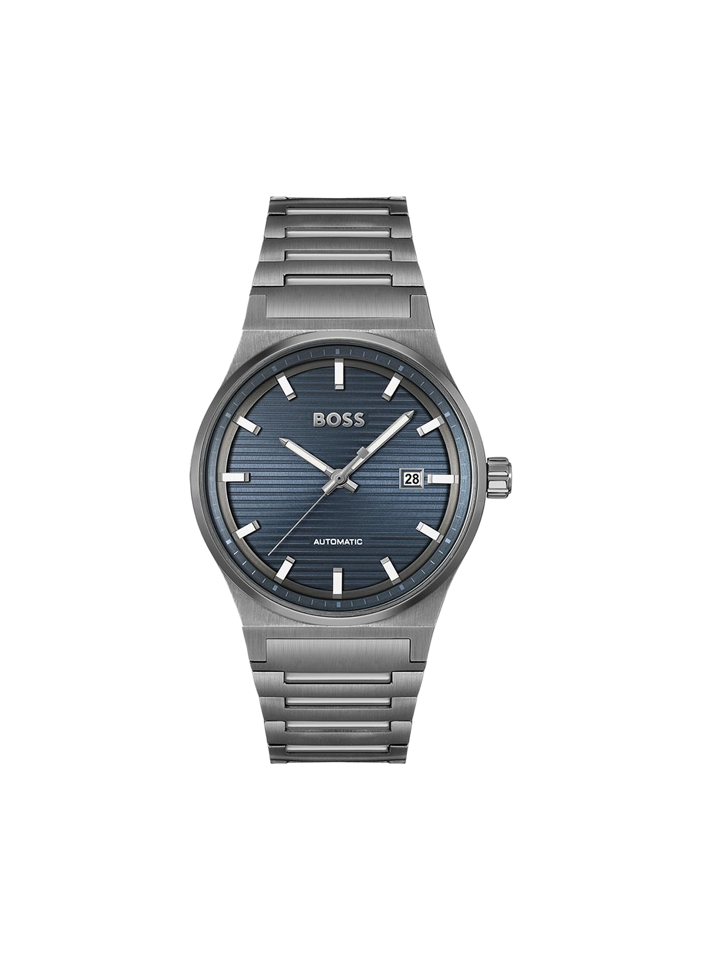 Montre automatique en acier BOSS Gris