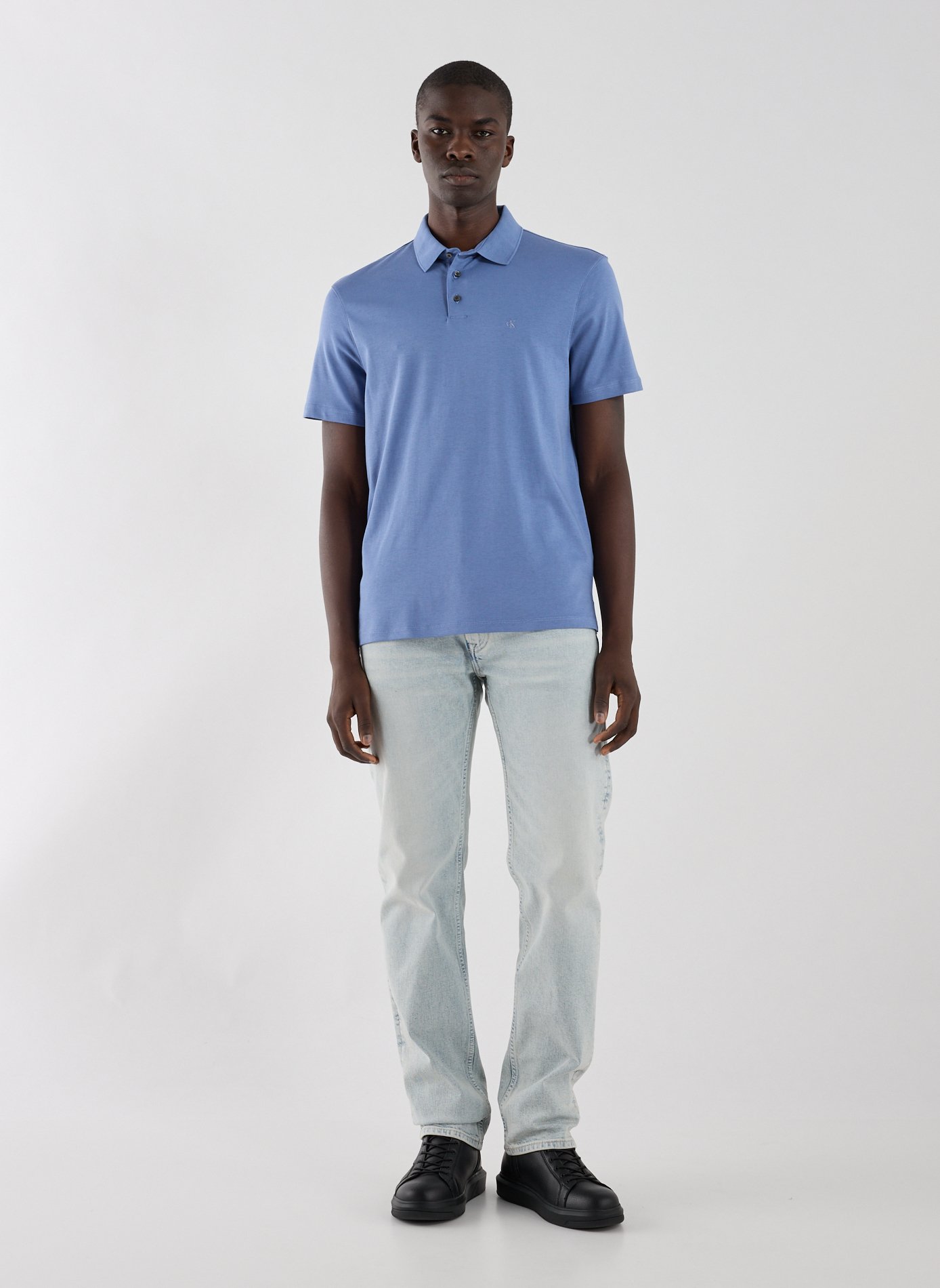  Cotton polo shirt  CALVIN KLEIN Blue