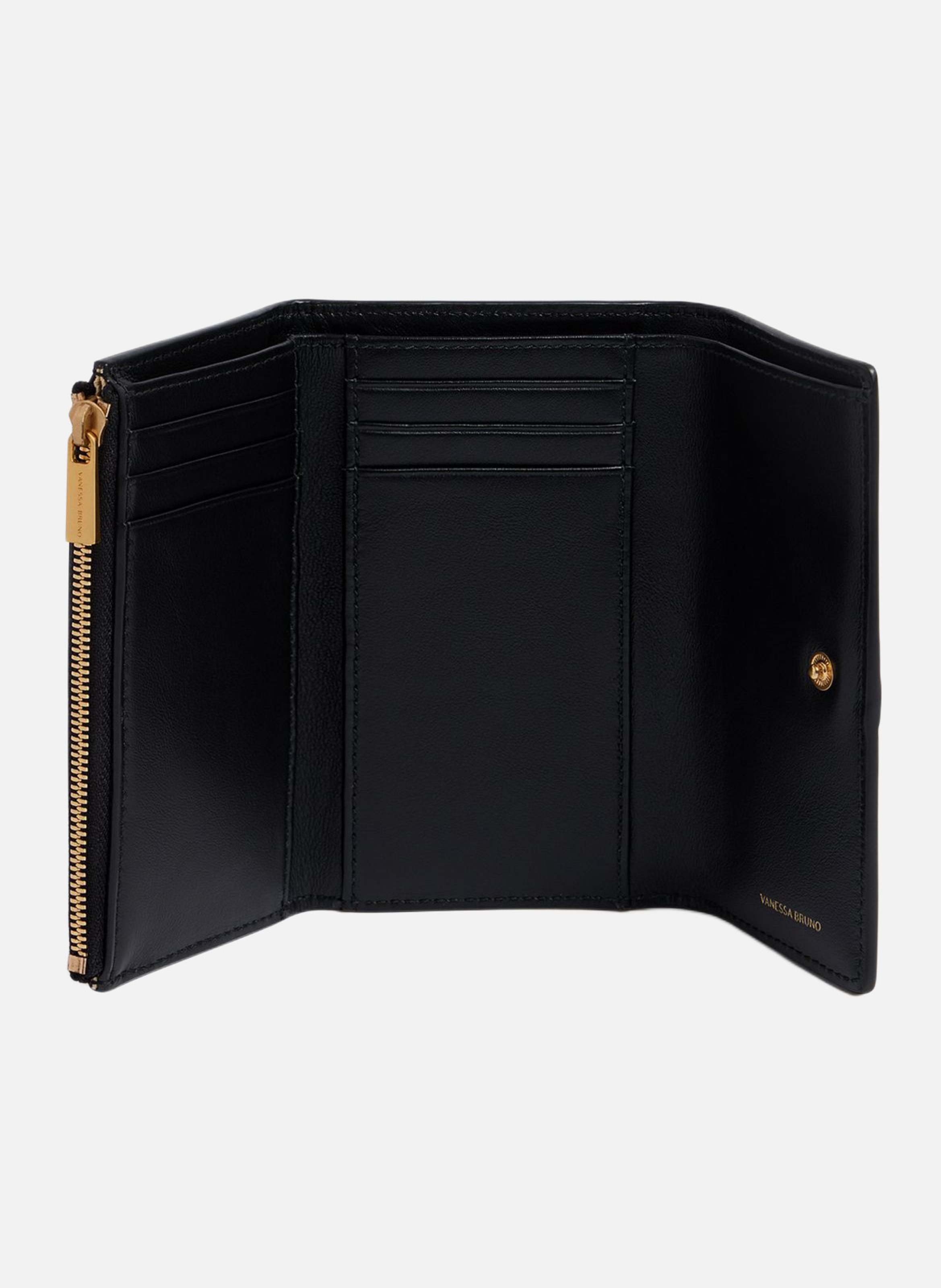 Portefeuille en cuir VANESSA BRUNO Noir